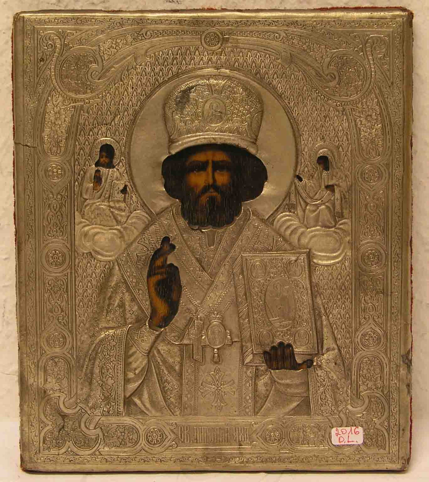 Russische Ikone: Hl. Nikolaus