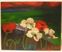 "Sommerblumen". Gemälde
