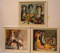 Kolelishivili: drei Gemälde