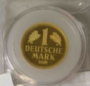 1 Dt. Mark, 2001, Gold