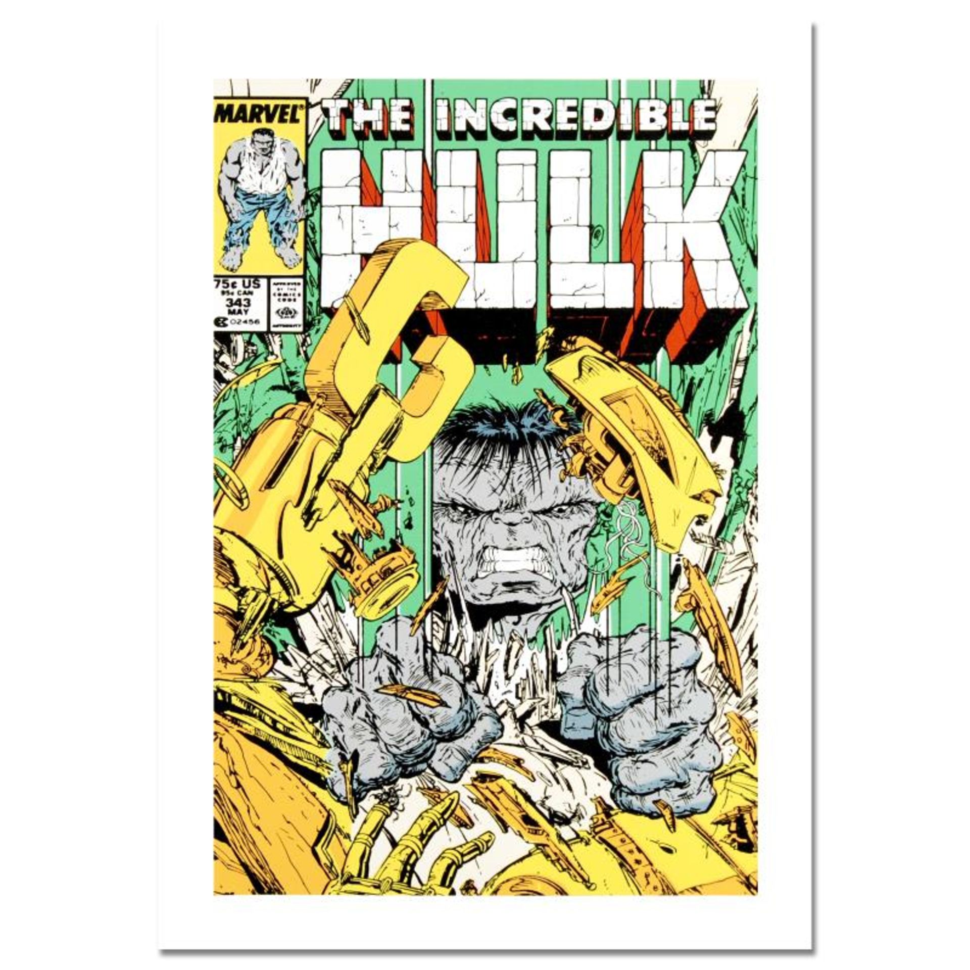Marvel Comics, "The Incredible Hulk #343" Numbered Limited Edition Canvas by Tod