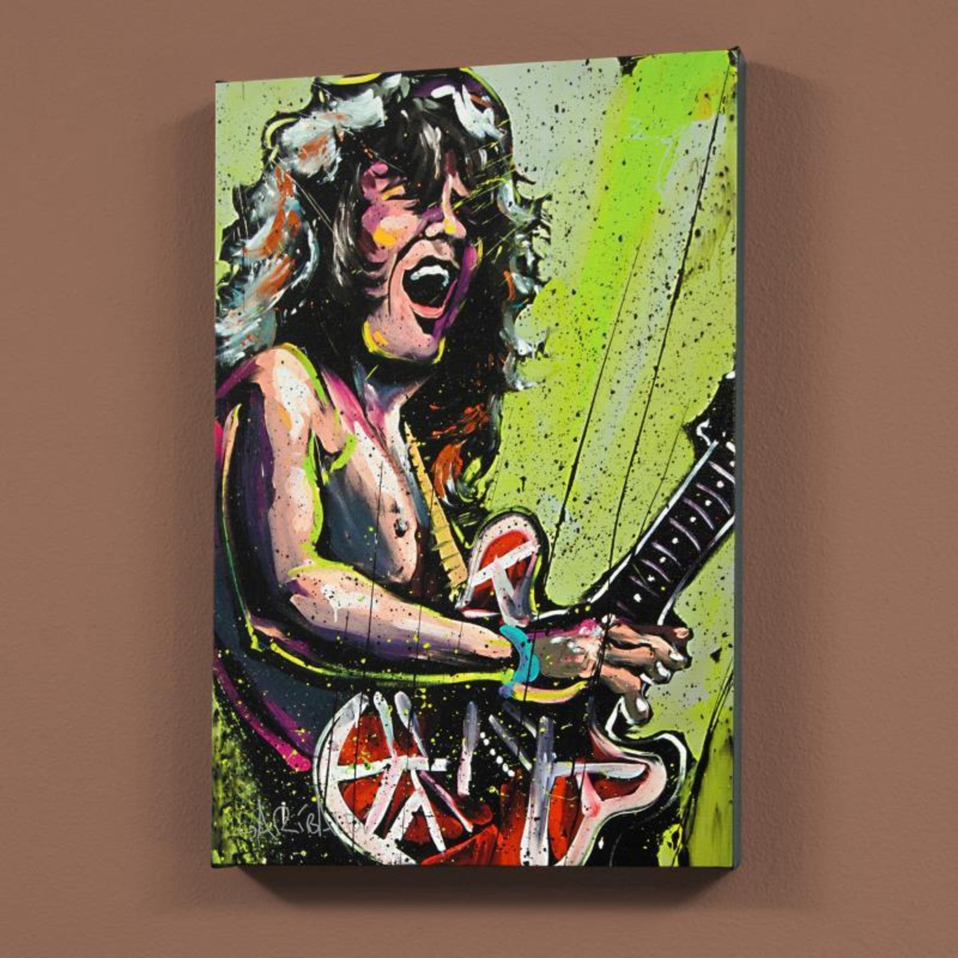 "Eddie Van Halen (Eddie)" Limited Edition Giclee on Canvas by David Garibaldi, N - Image 2 of 2