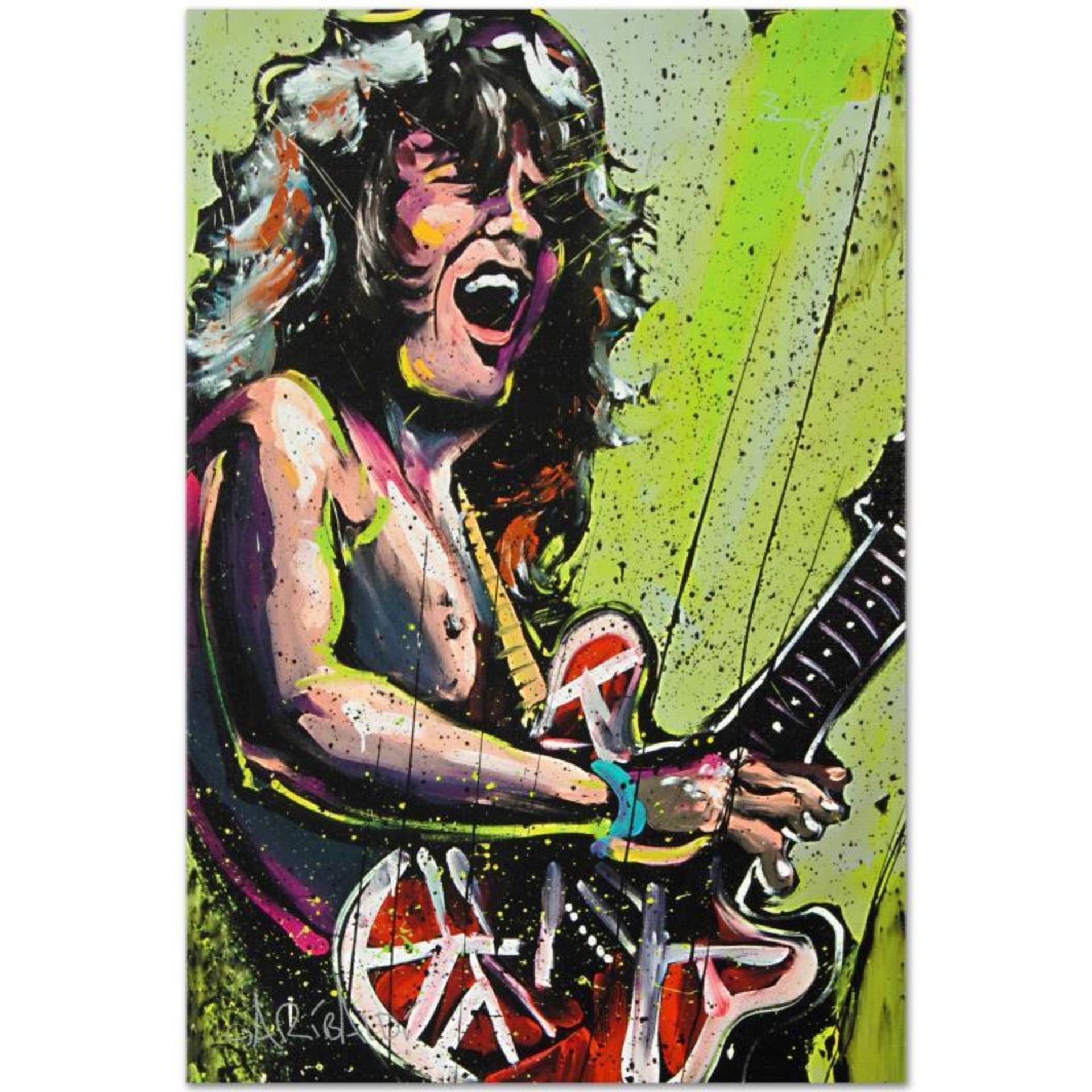 "Eddie Van Halen (Eddie)" Limited Edition Giclee on Canvas by David Garibaldi, N