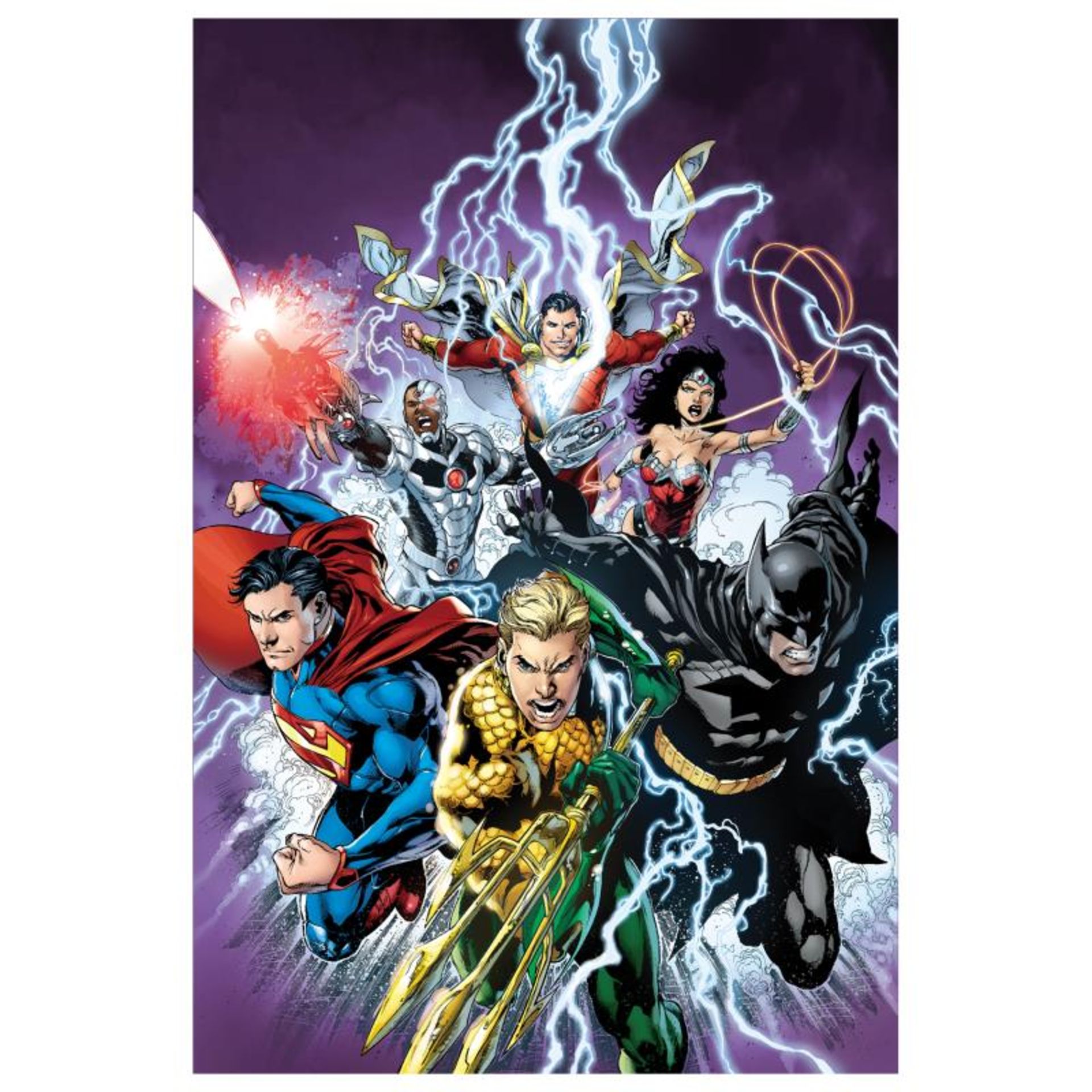 DC Comics, "Justice League #15" Numbered Limited Edition Giclee on Canvas by Iva