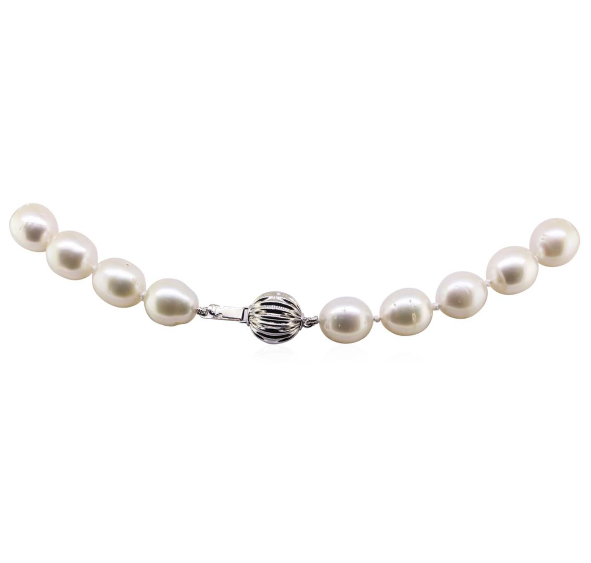 South Sea Pearl Necklace - 14KT White Gold - Image 2 of 3