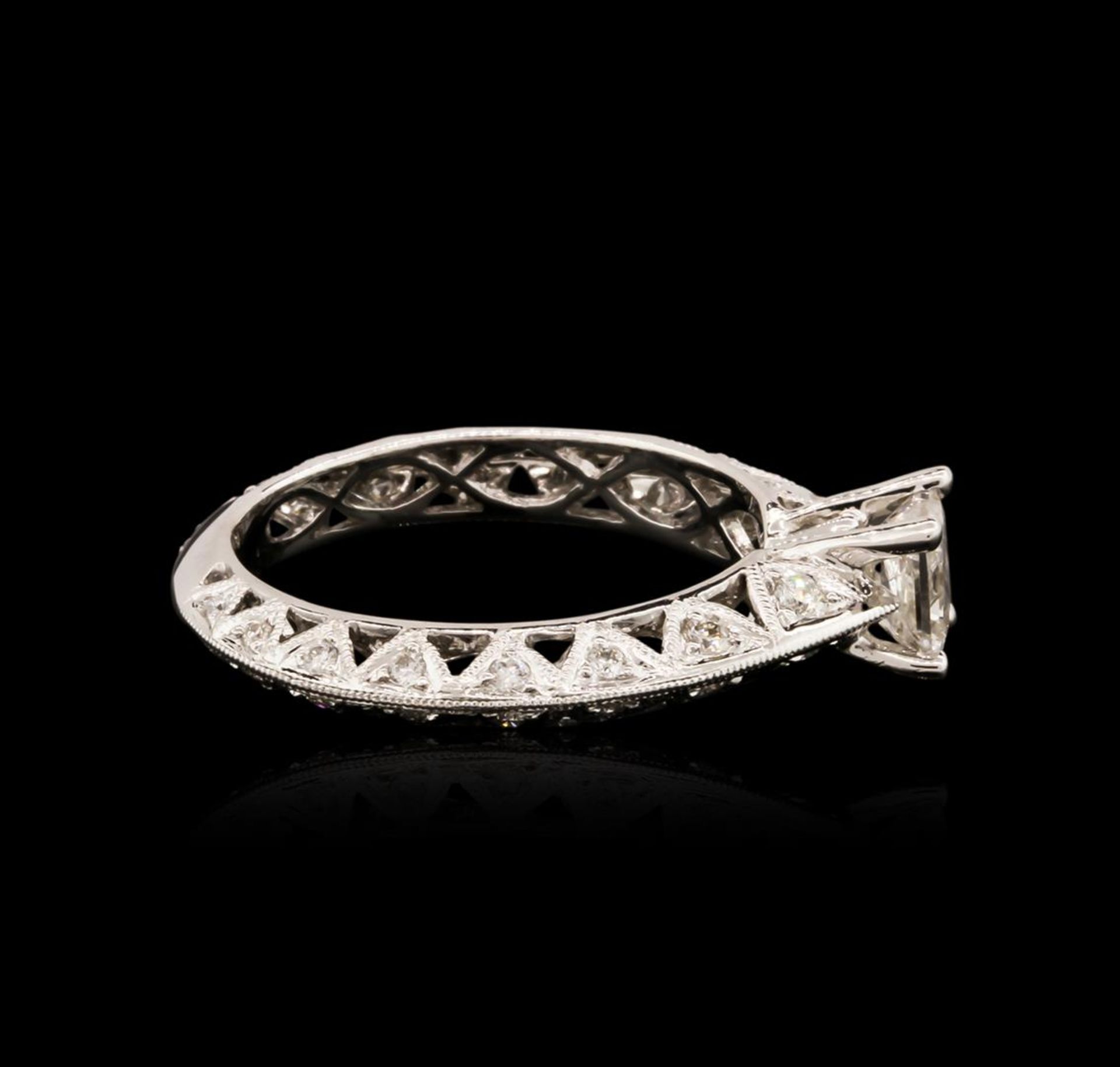 14KT White Gold 0.91 ctw Diamond Ring - Image 3 of 4