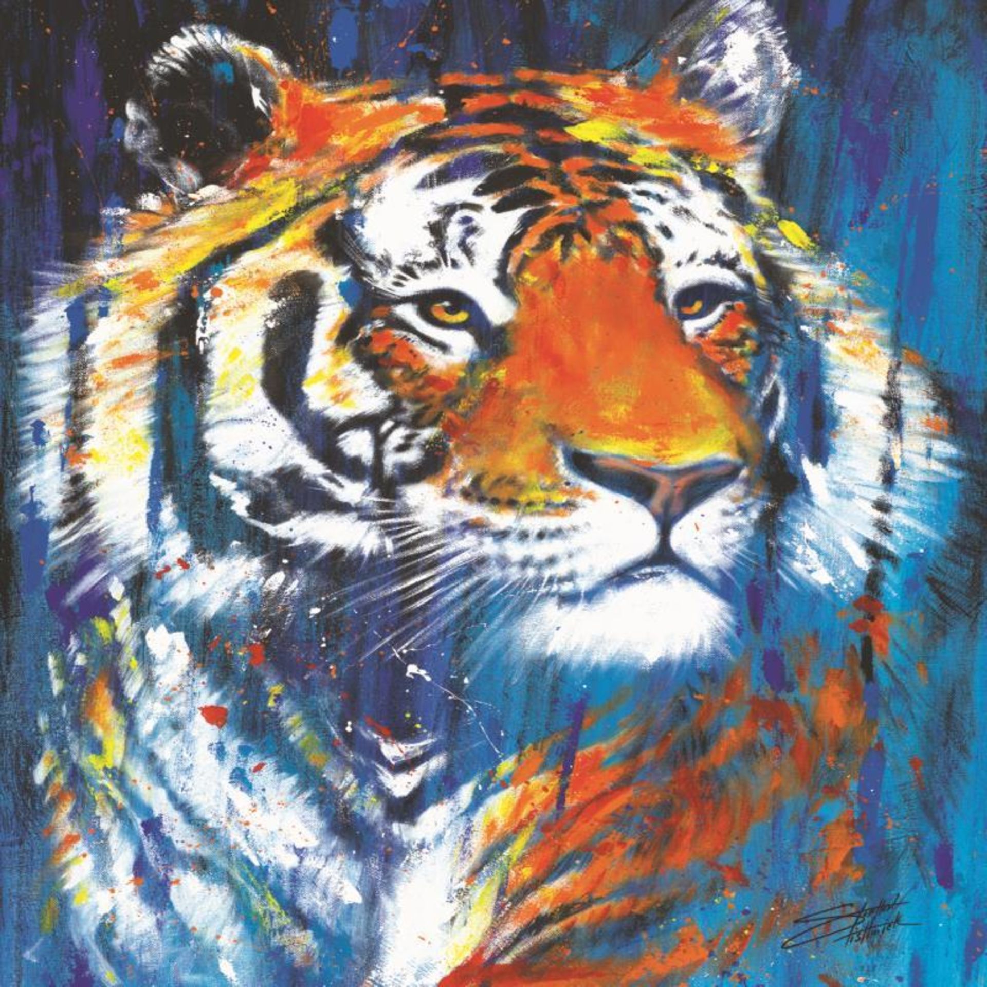 "Nala" Limited Edition Giclee on Canvas by Stephen Fishwick, Numbered and Signed - Image 2 of 3