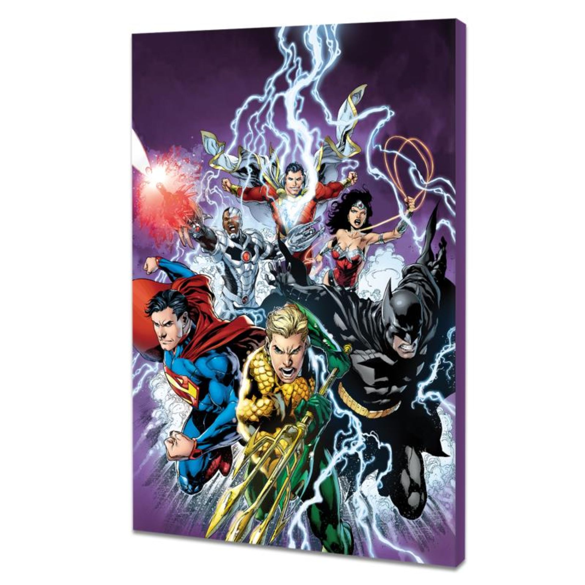 DC Comics, "Justice League #15" Numbered Limited Edition Giclee on Canvas by Iva - Image 3 of 3