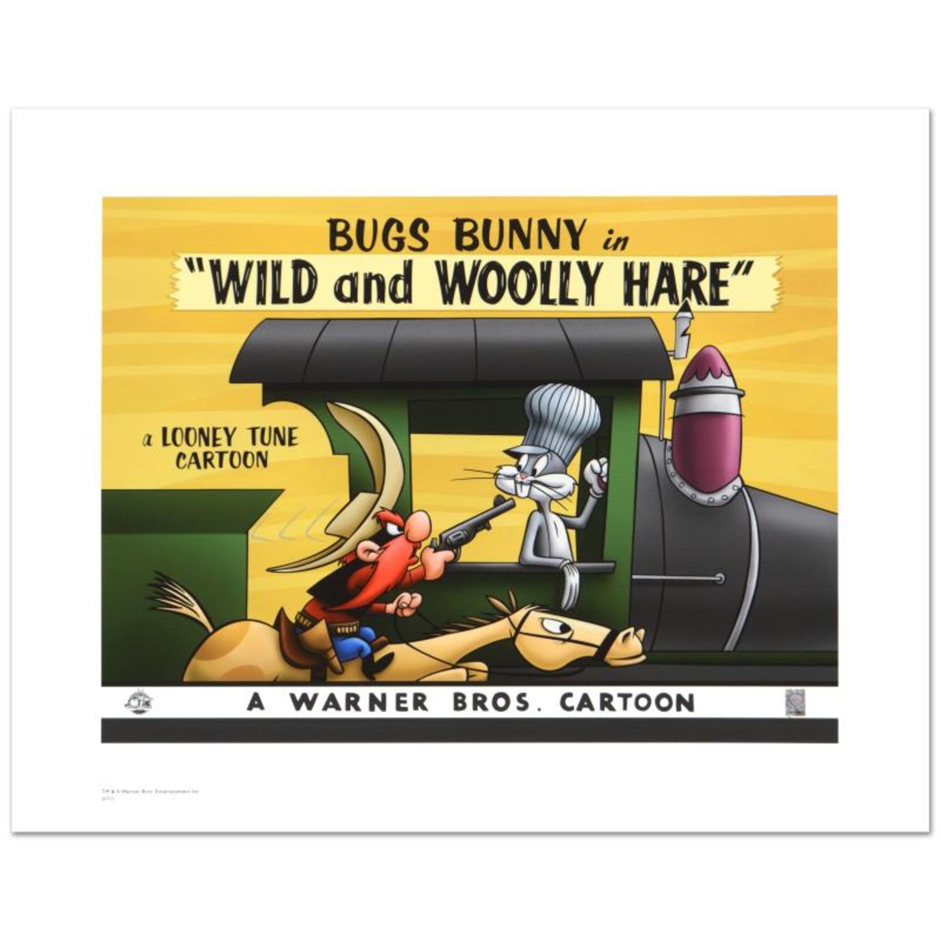"Wild & Wooly Hare" Limited Edition Giclee from Warner Bros., Numbered with Holo