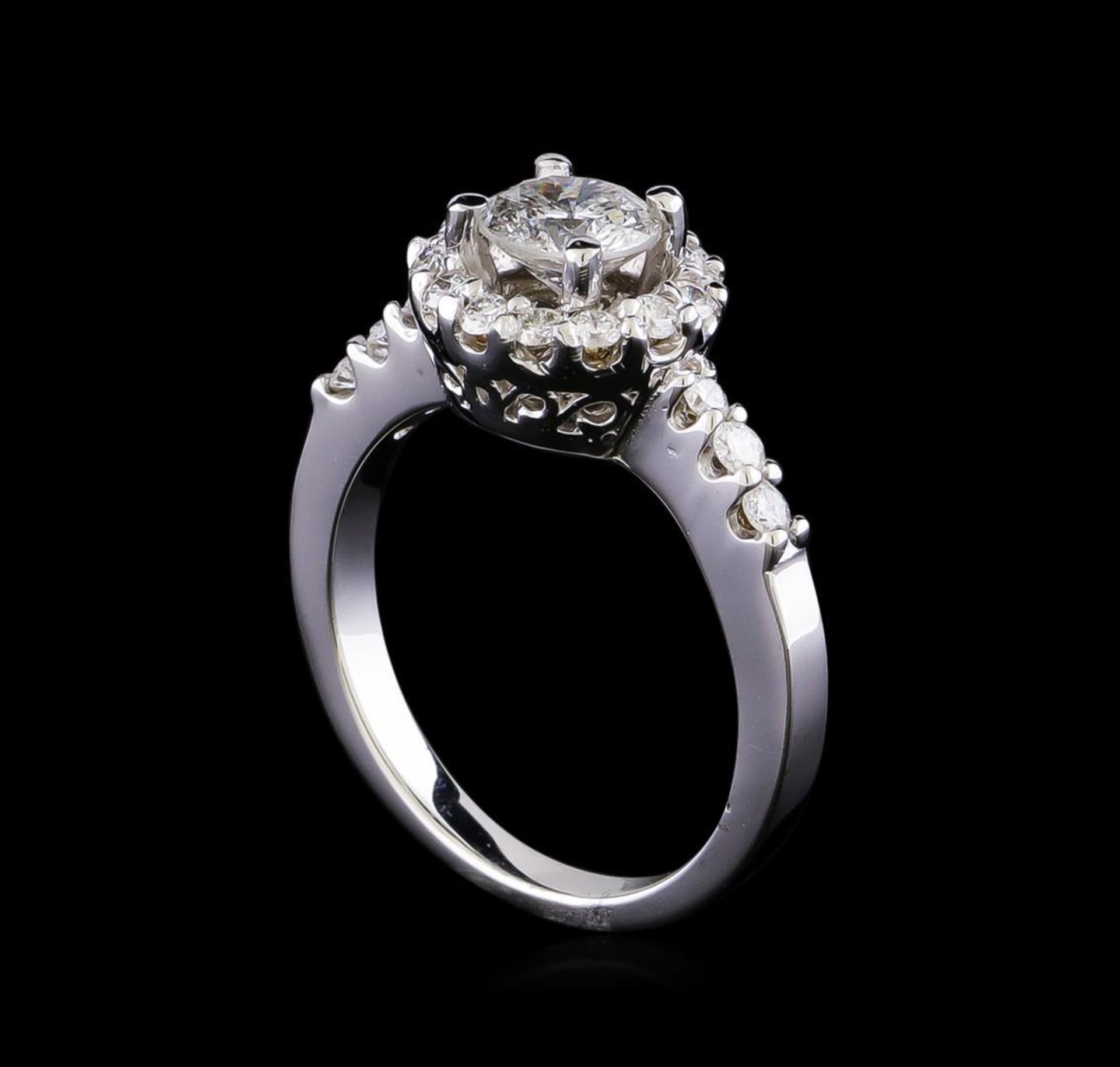 1.10 ctw Diamond Ring - 14KT White Gold - Image 4 of 5