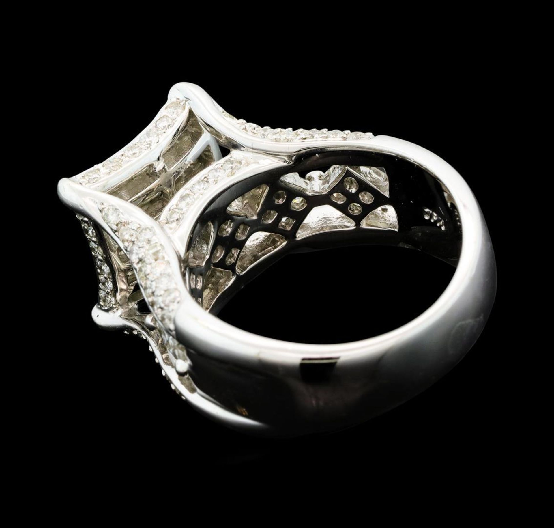 3.12 ctw Diamond Ring - 14KT White Gold - Image 3 of 5