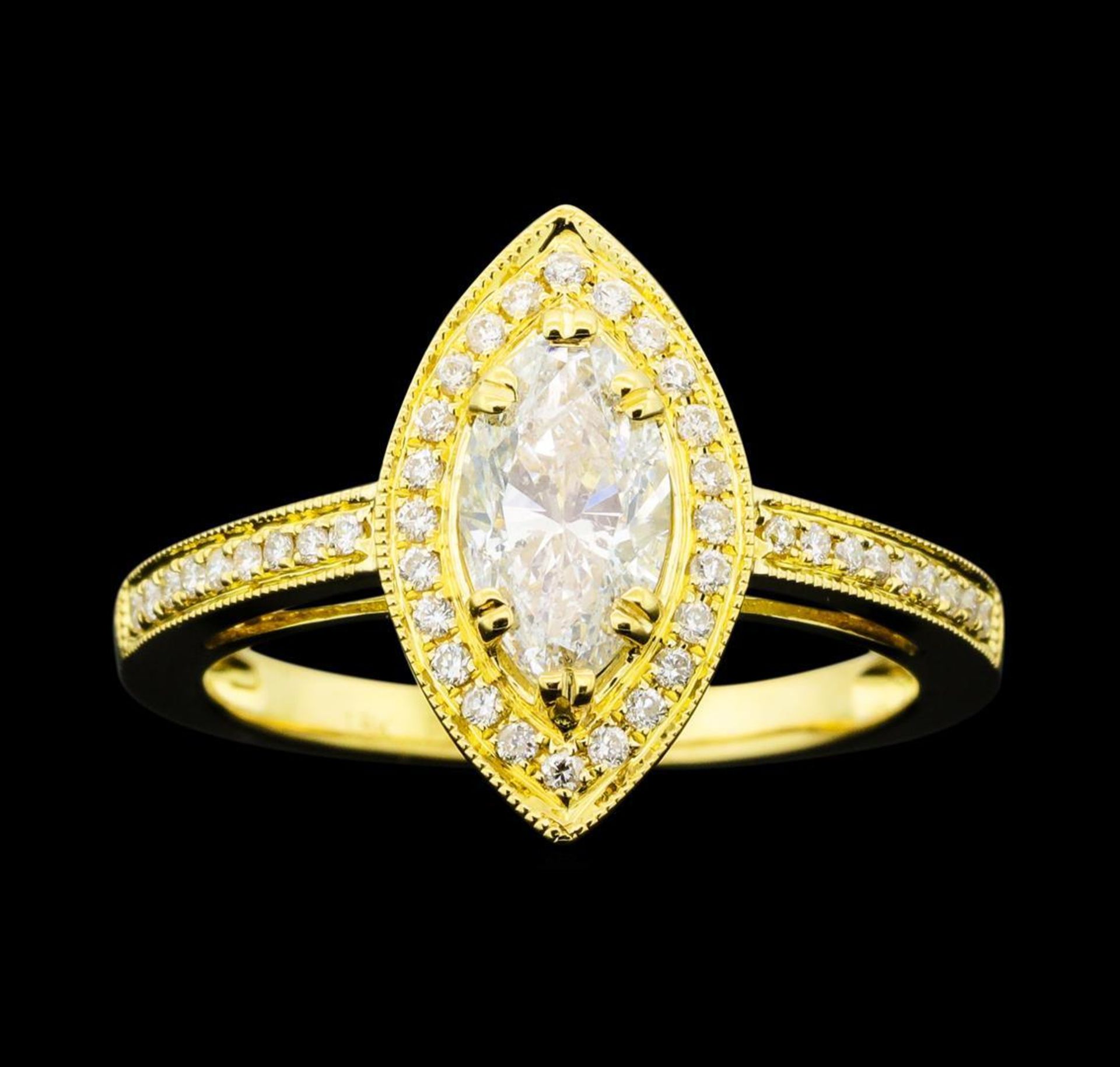 1.20 ctw Diamond Ring - 18KT Yellow Gold - Image 2 of 5