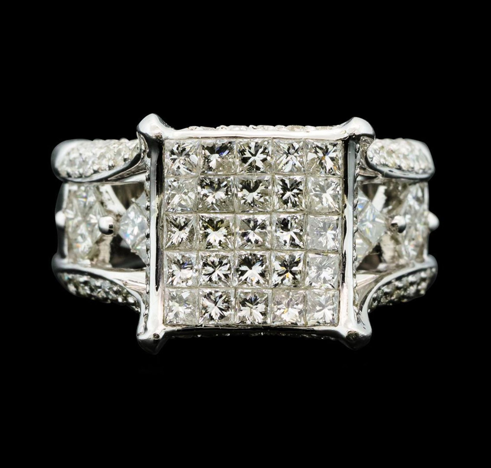 3.12 ctw Diamond Ring - 14KT White Gold - Image 2 of 5