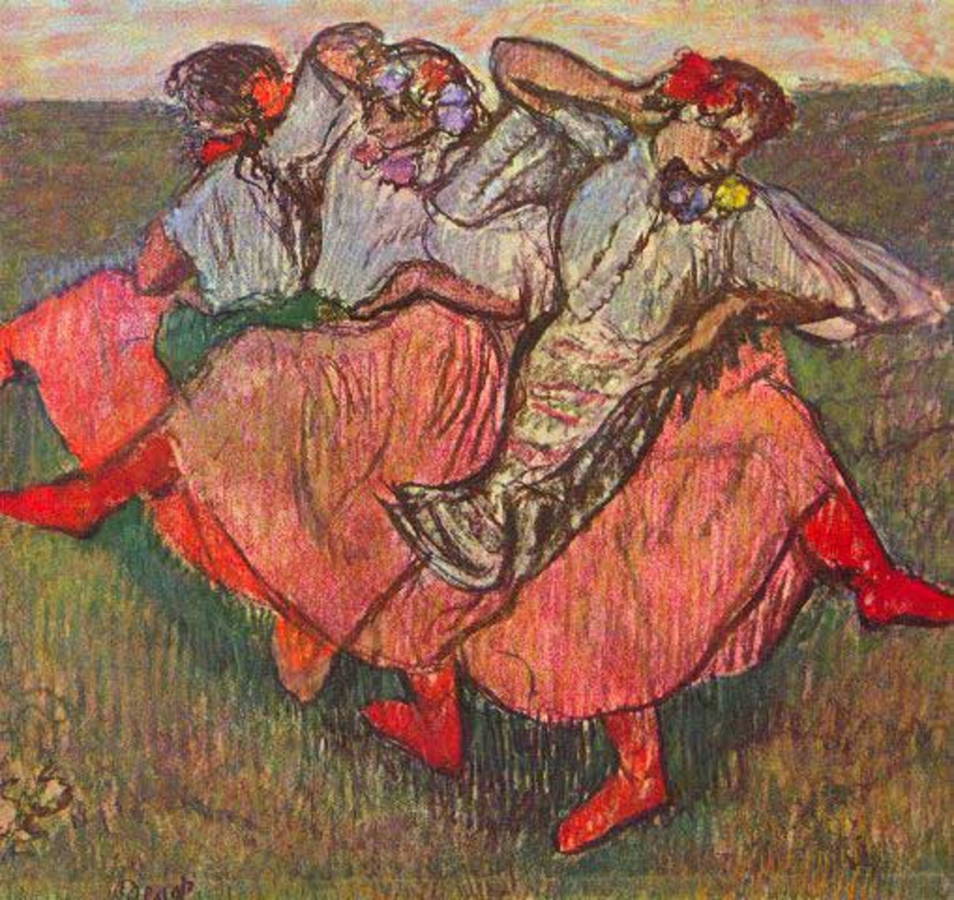 Edgar Degas - Russian Dancers
