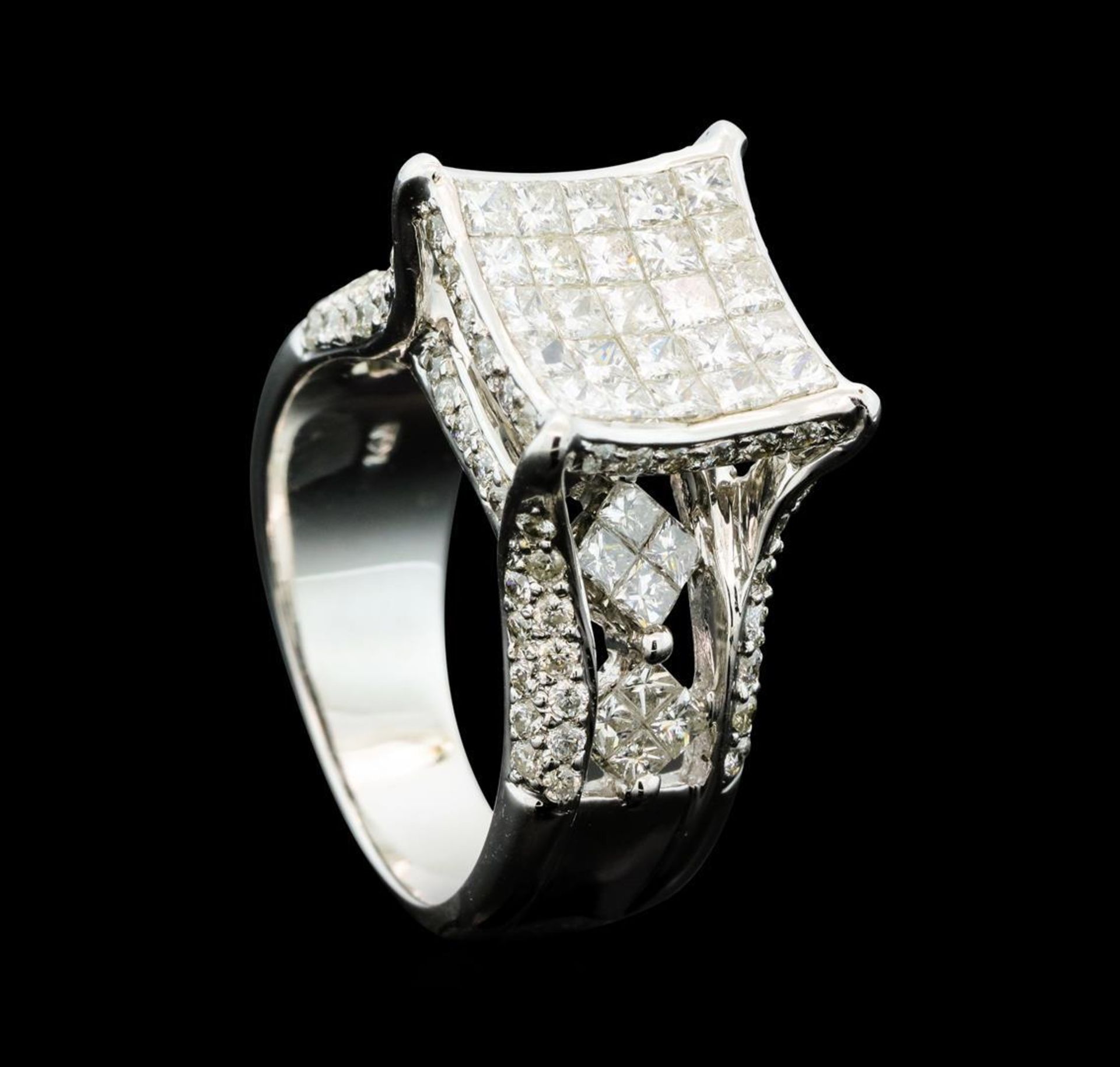 3.12 ctw Diamond Ring - 14KT White Gold - Image 4 of 5