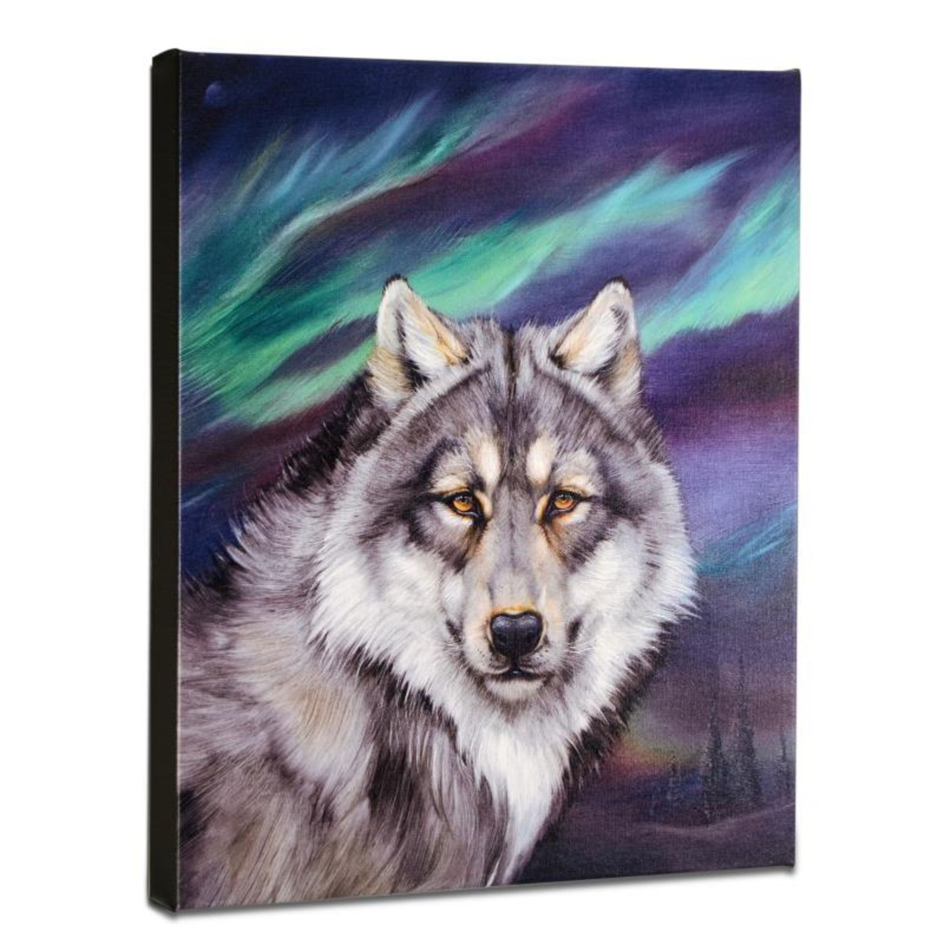 "Wolf Lights II" Limited Edition Giclee on Canvas by Martin Katon, Numbered and - Image 4 of 7