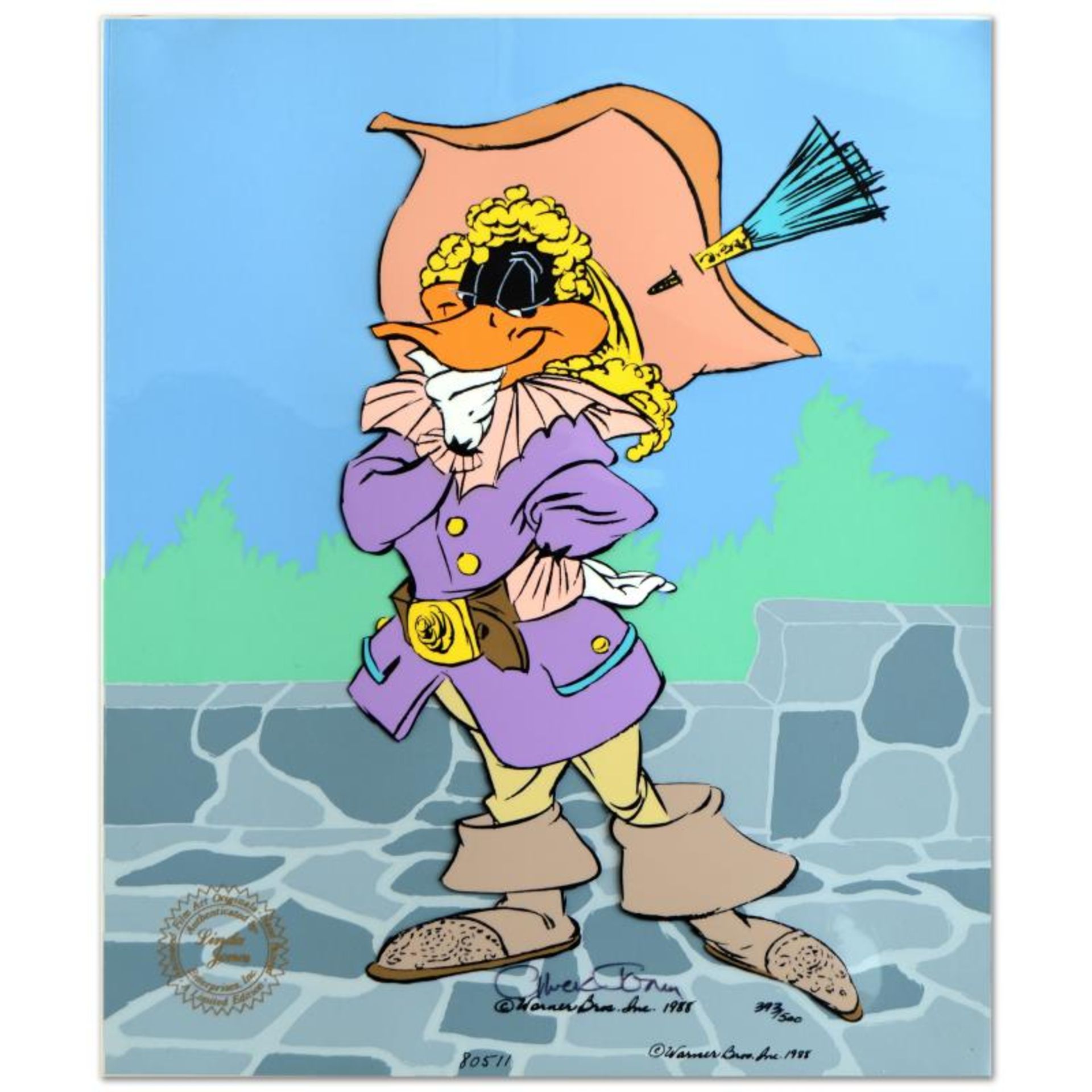 Chuck Jones (1912-2002), "Daffy Cavalier" Limited Edition Animation Cel with Han