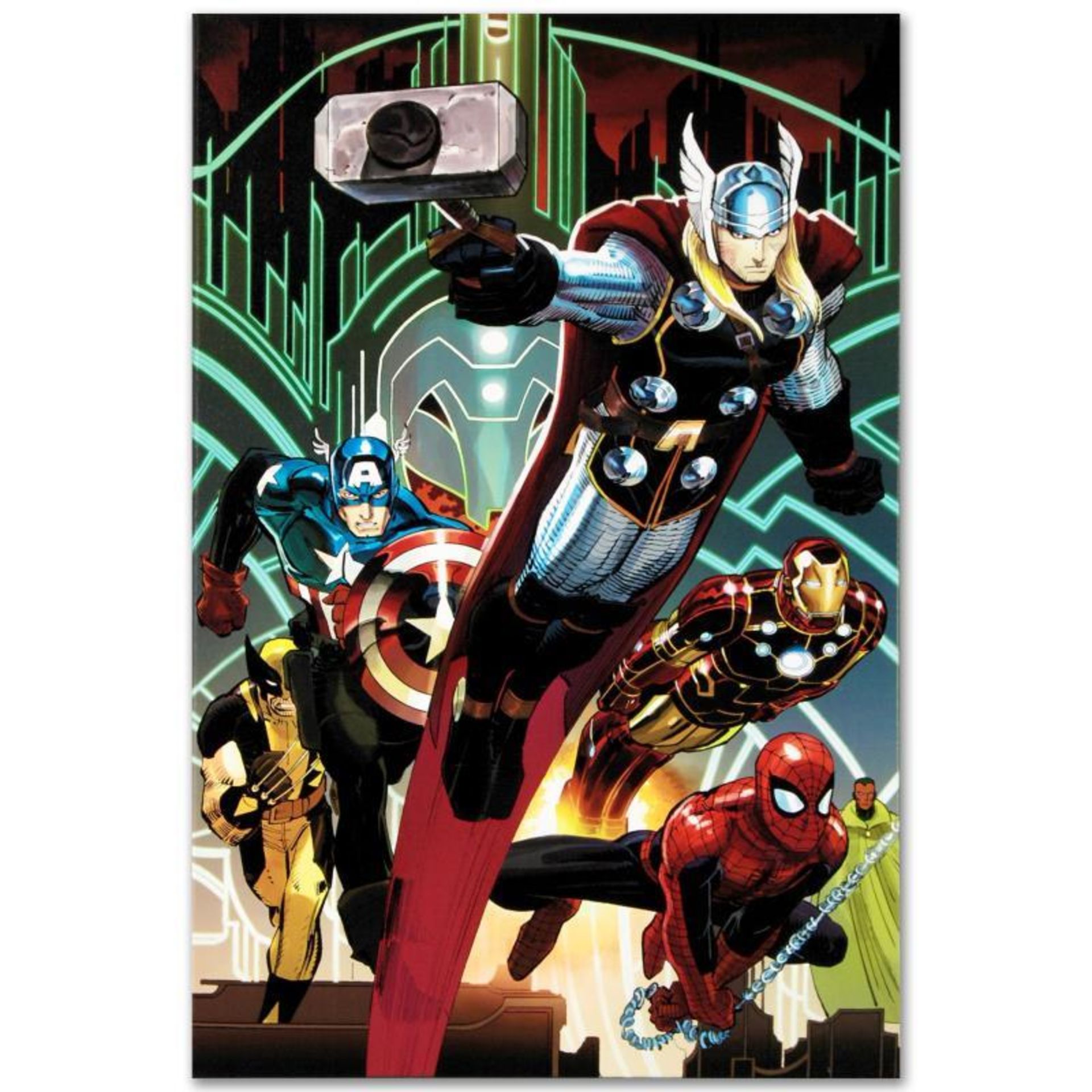 Marvel Comics "Avengers #5" Numbered Limited Edition Giclee on Canvas by John Ro