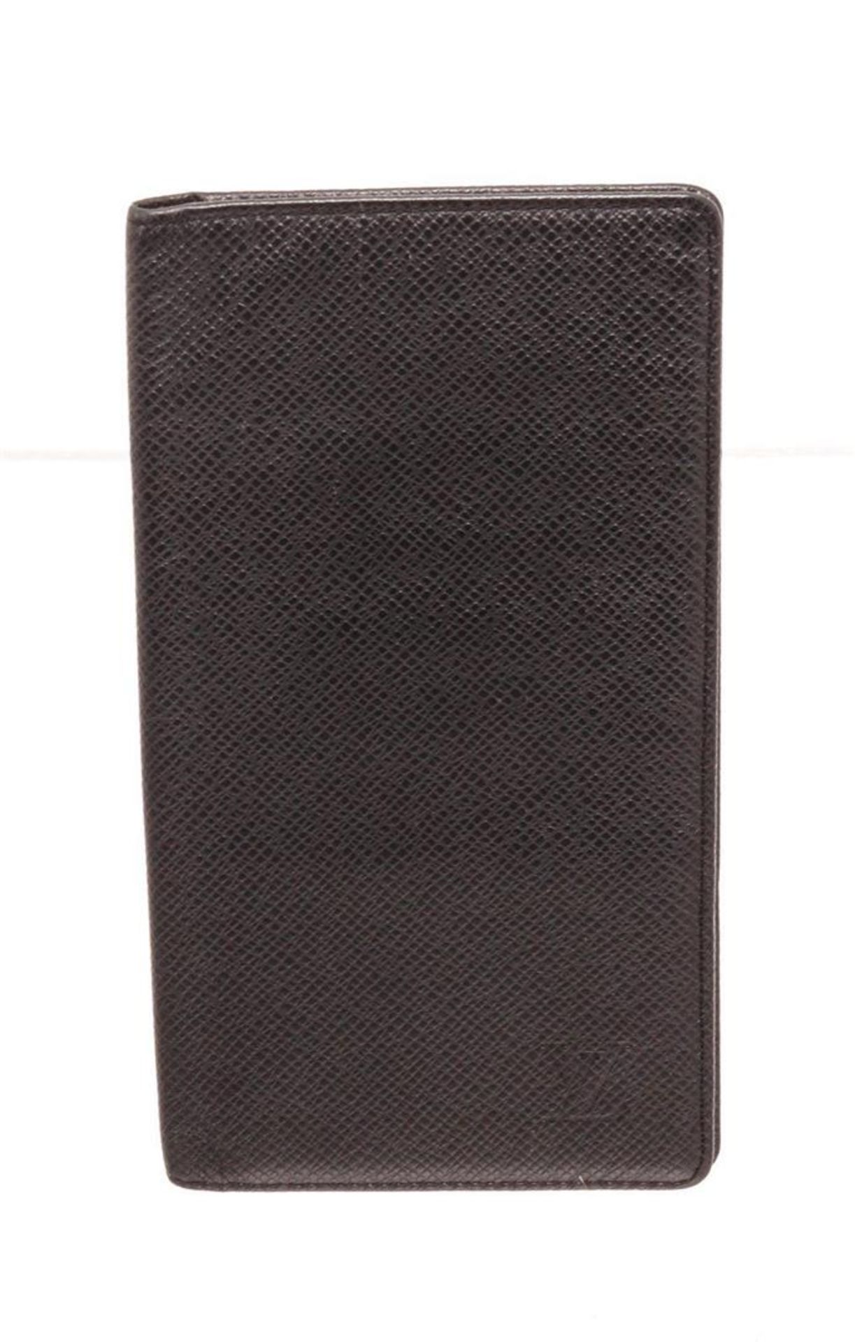 Louis Vuitton Black Monogram Long Card Wallet