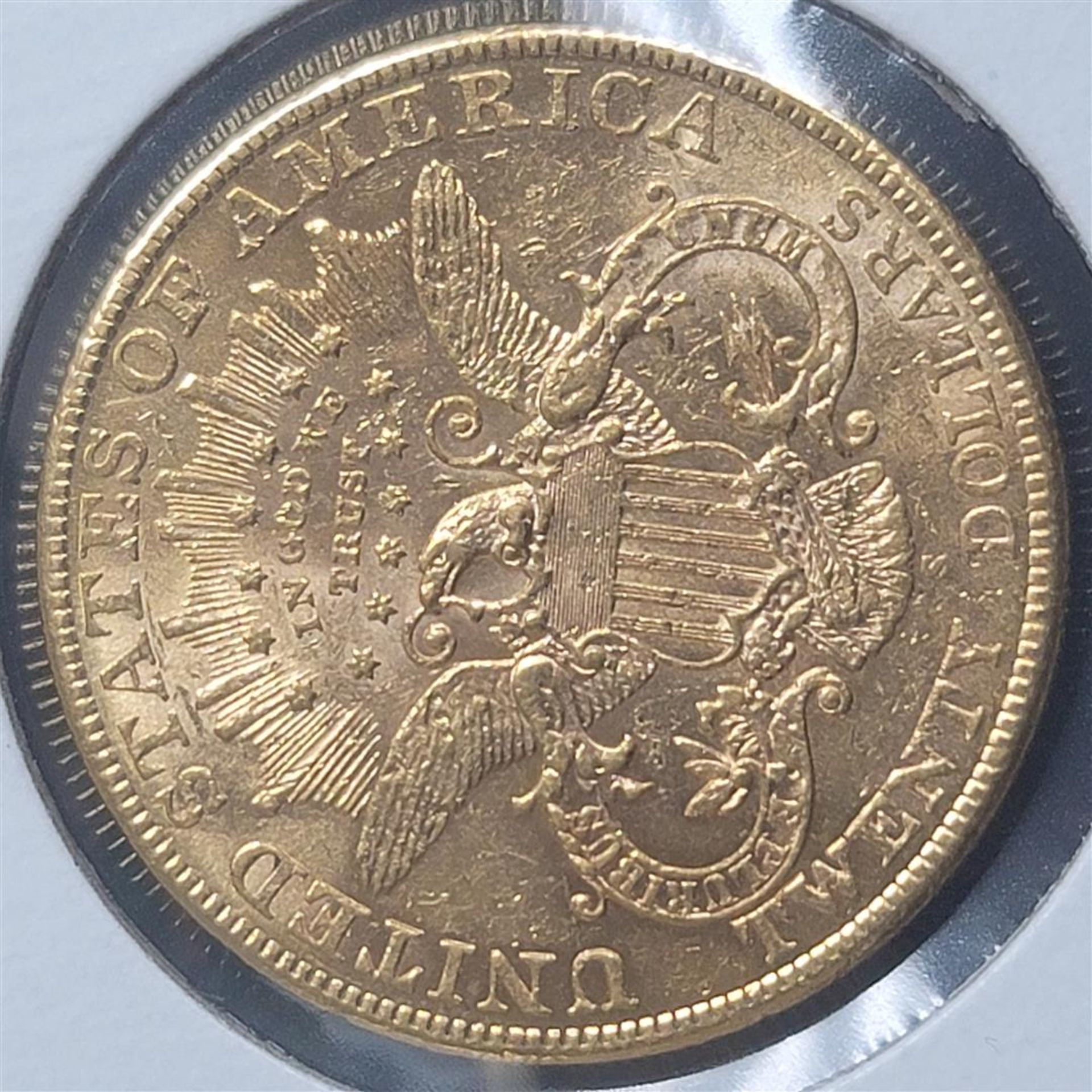 1904-S 20$ Liberty Head Double Eagle Gold Coin CU - Image 2 of 2