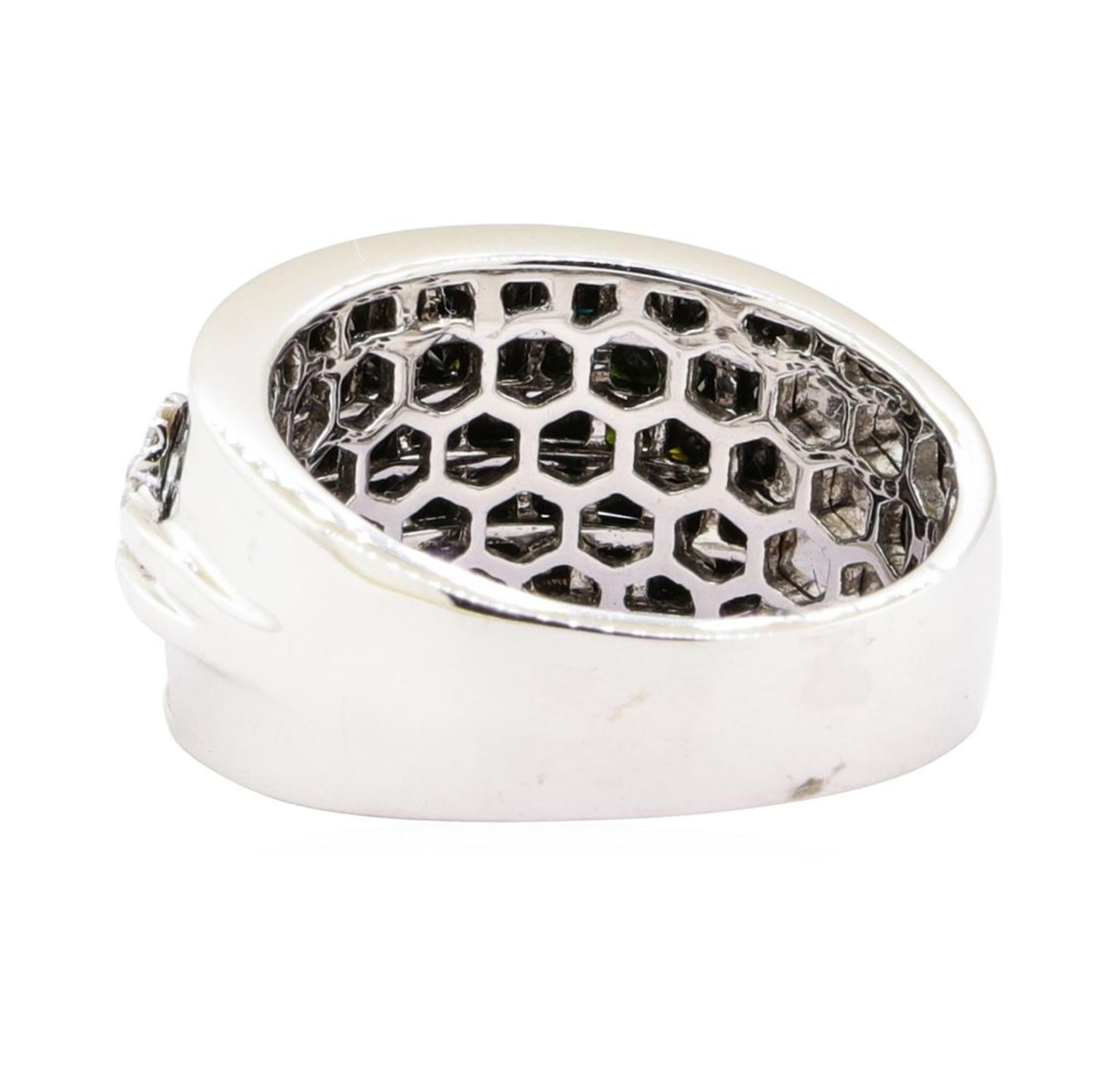 2.91 ctw Black and White Diamond Ring - 14KT White Gold - Image 3 of 4