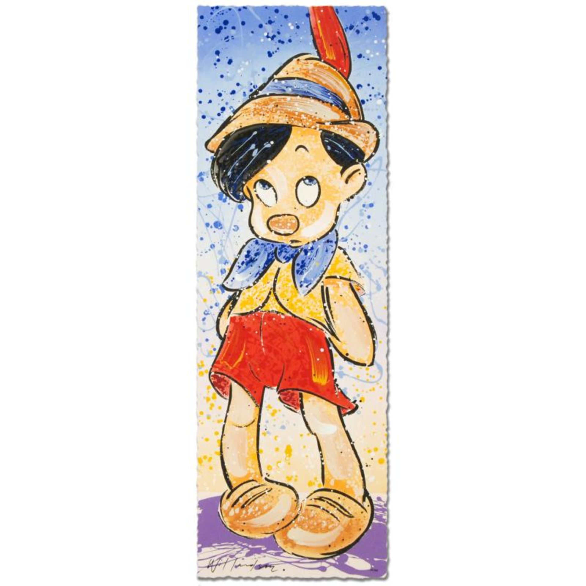 "Pinocchio" Disney Limited Edition Serigraph (12" x 36") by David Willardson, Nu