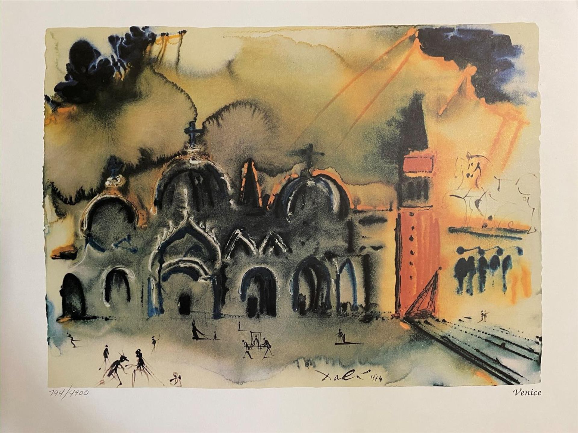 Salvador Dali "Homage to Venice"