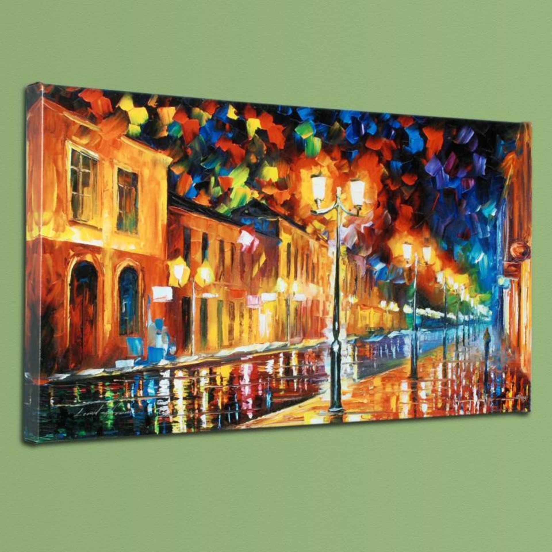 Leonid Afremov (1955-2019) "Infinity" Limited Edition Giclee on Canvas, Numbered - Image 3 of 3
