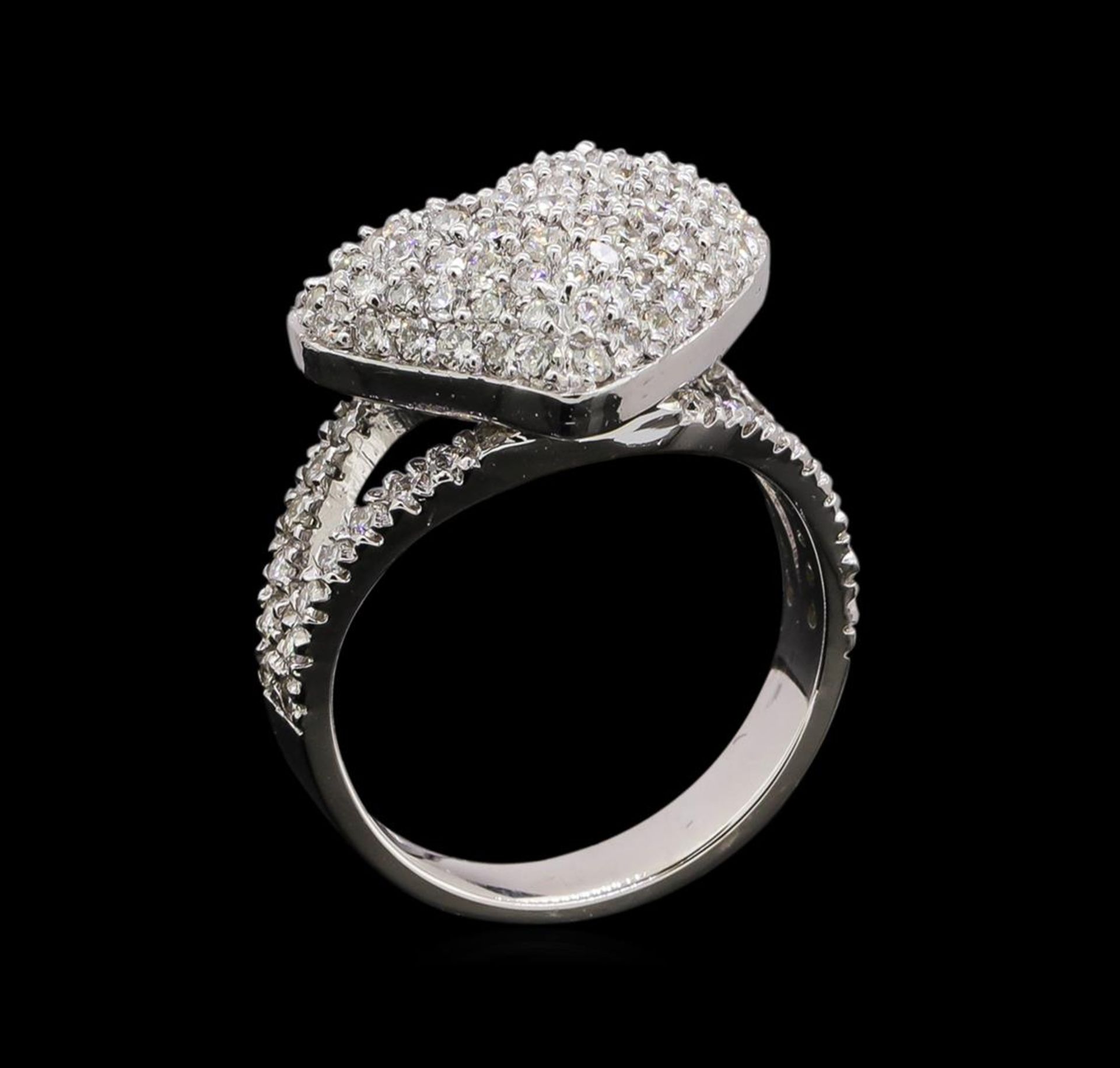 14KT White Gold 1.01 ctw Diamond Ring - Image 4 of 5