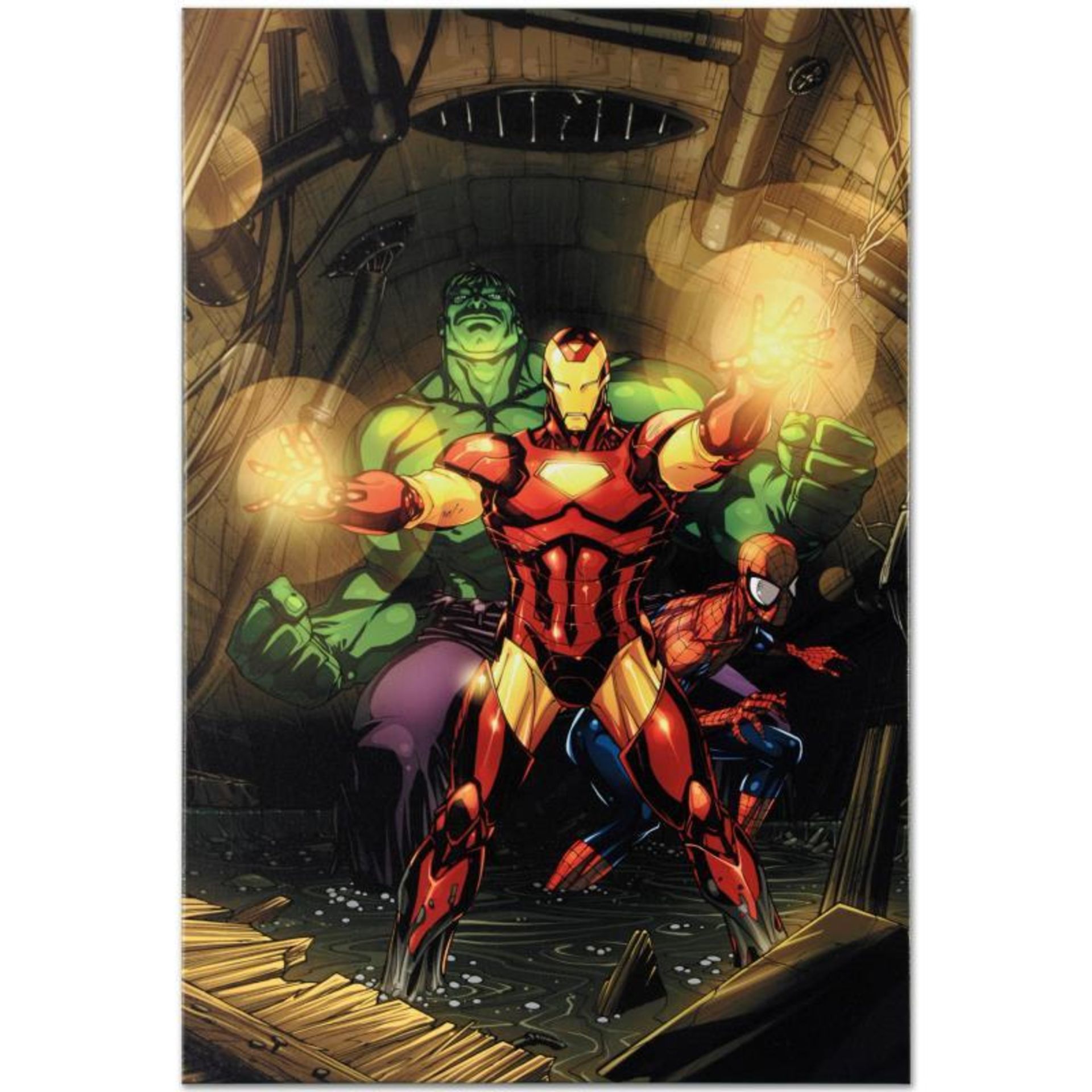 Marvel Comics "Secret Invasion #7" Numbered Limited Edition Giclee on Canvas by