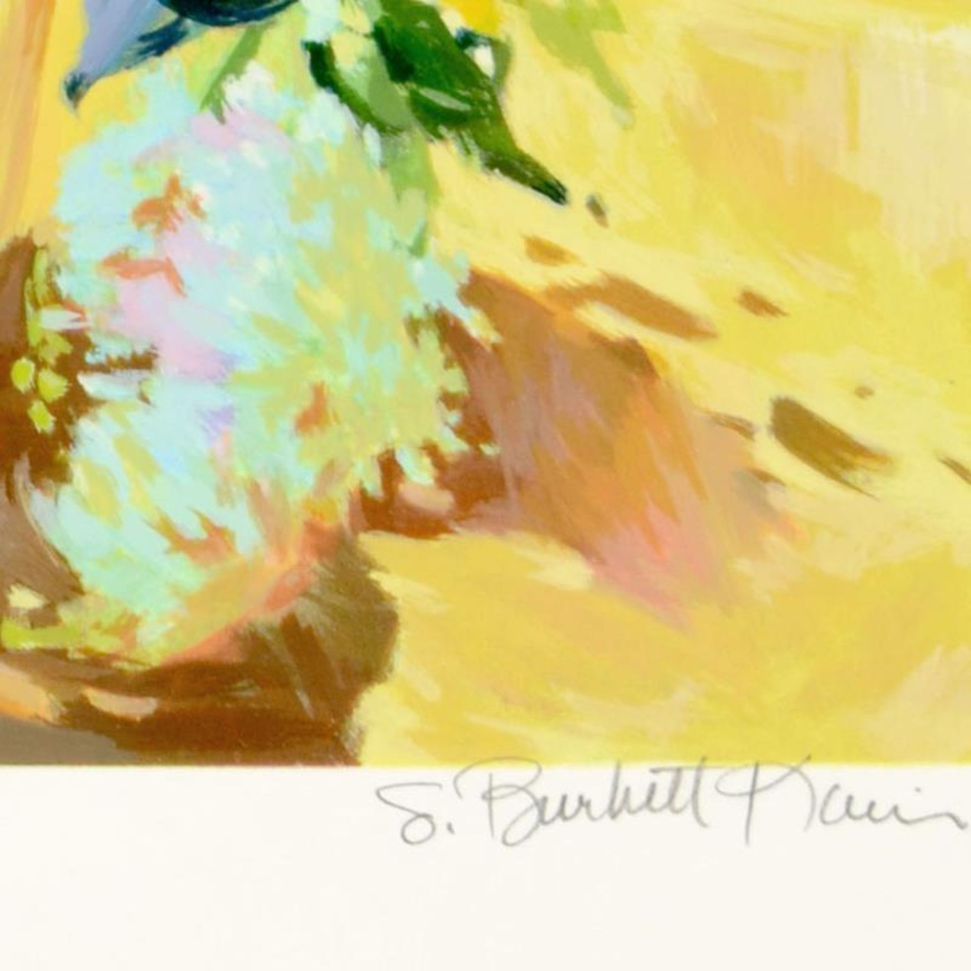 S. Burkett Kaiser, "Summer Roses" Limited Edition, Numbered and Hand Signed with - Image 3 of 3