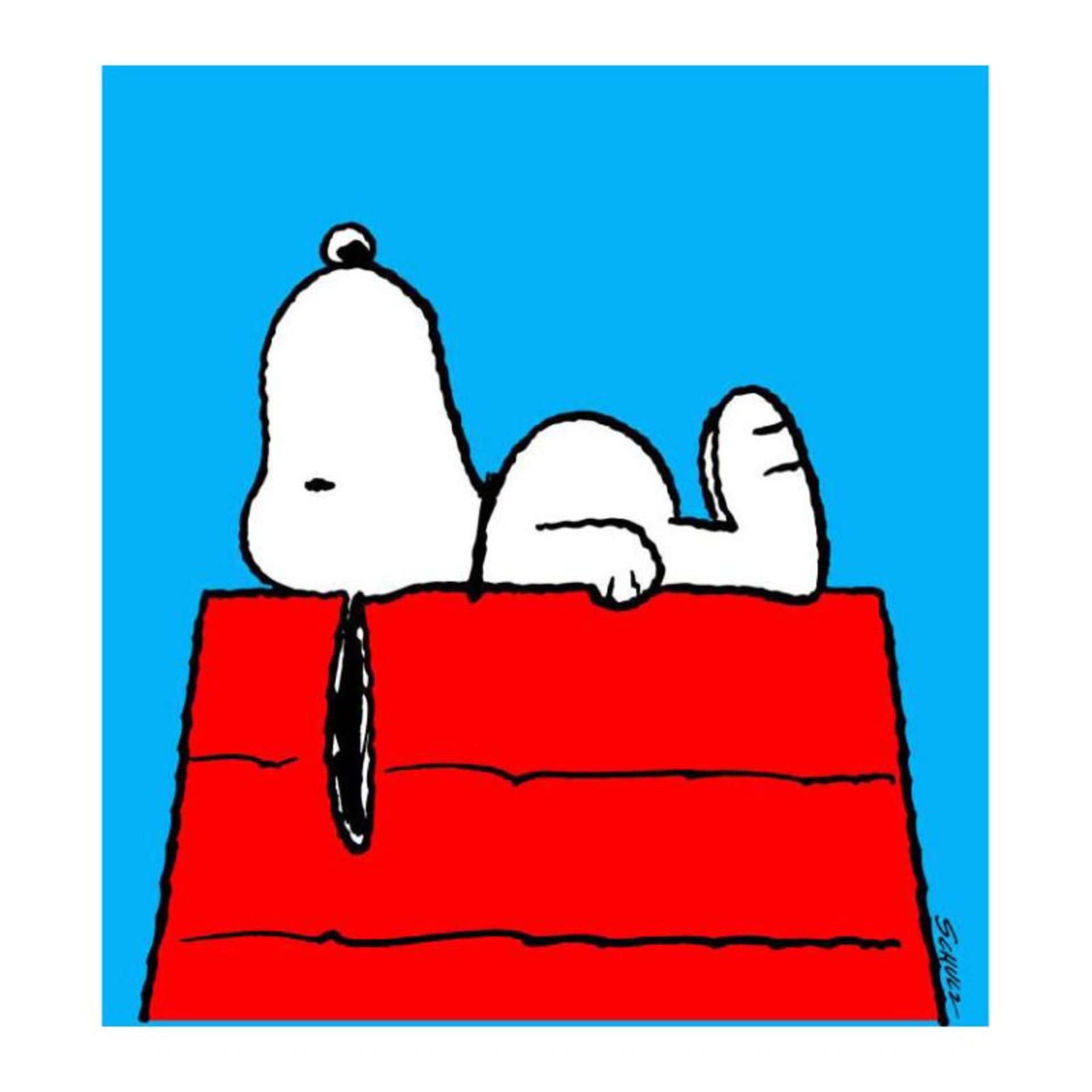 Peanuts, "Take A Moment" Hand Numbered Canvas (40"x44") Limited Edition Fine Art