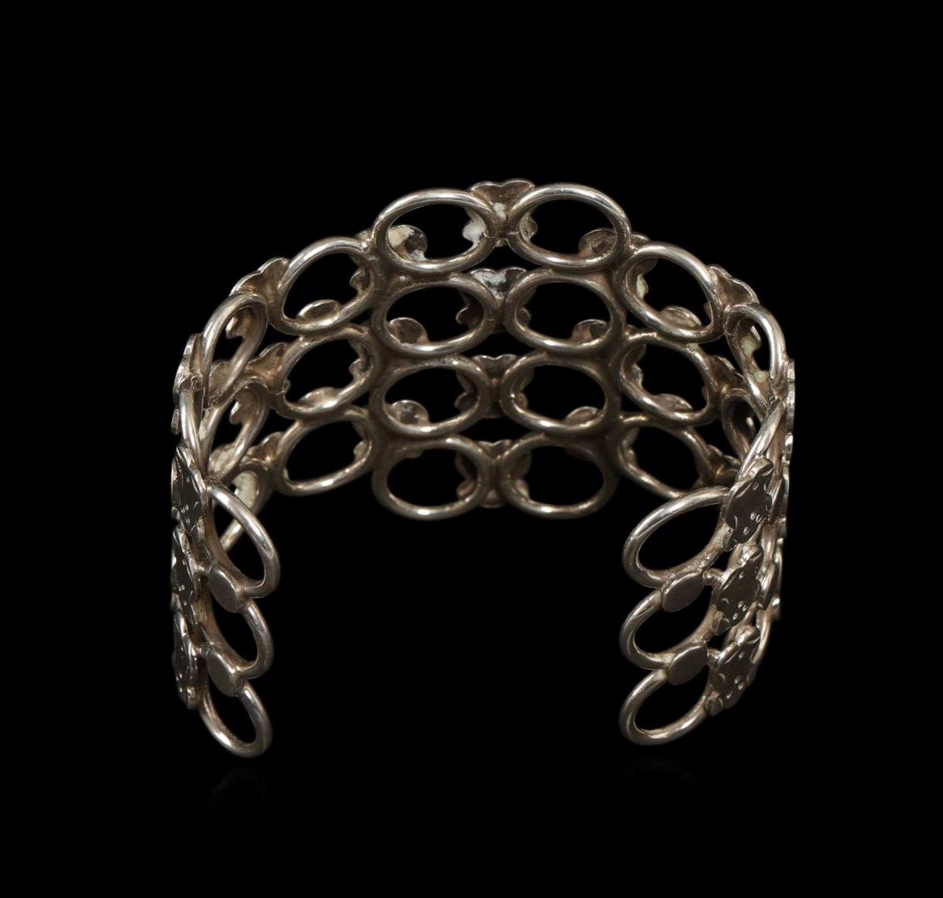Classic Sterling Silver Cuff Bracelet - Image 3 of 3