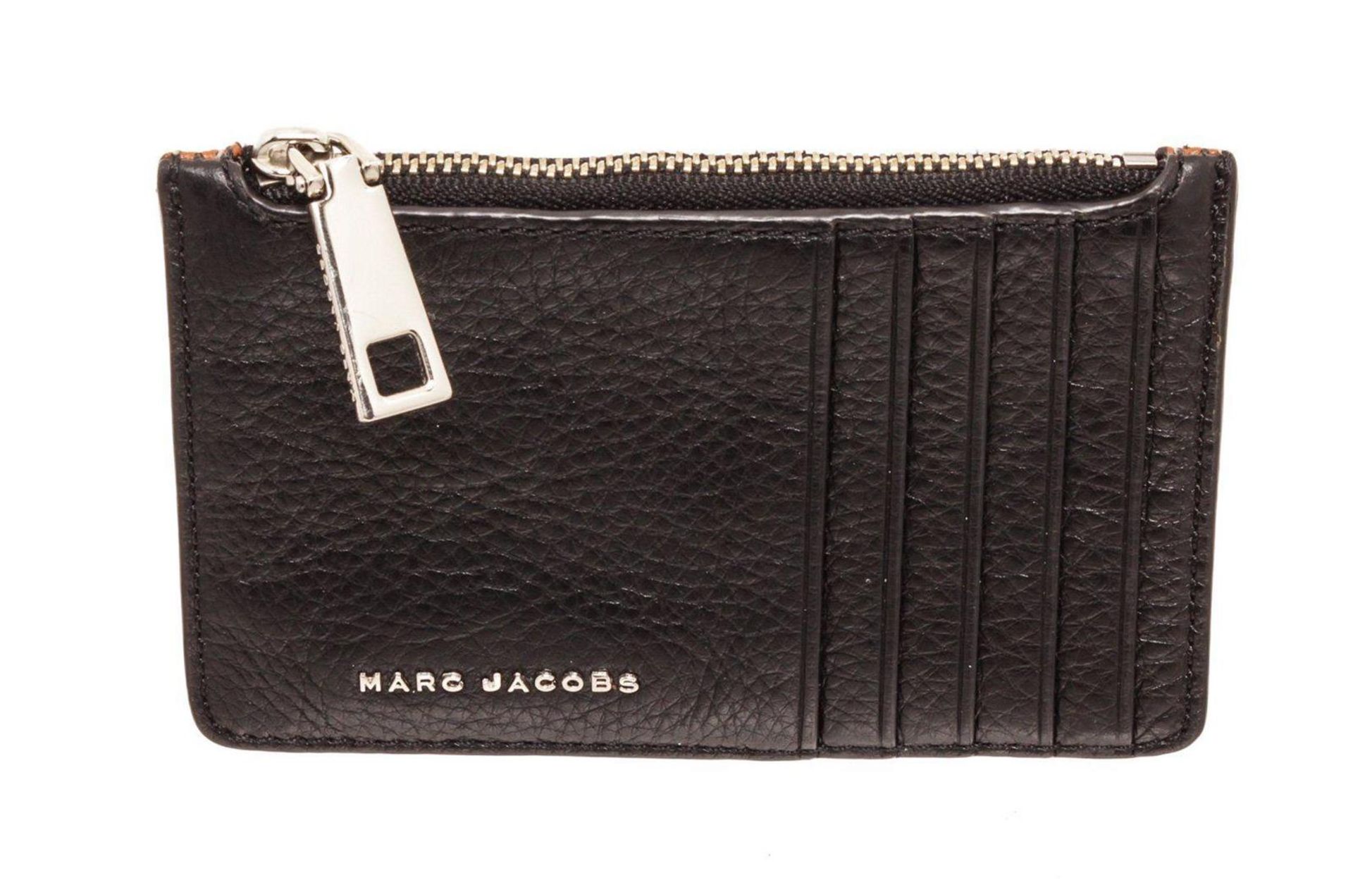 Marc Jacobs Black &amp; Brown Perry Zip Wallet