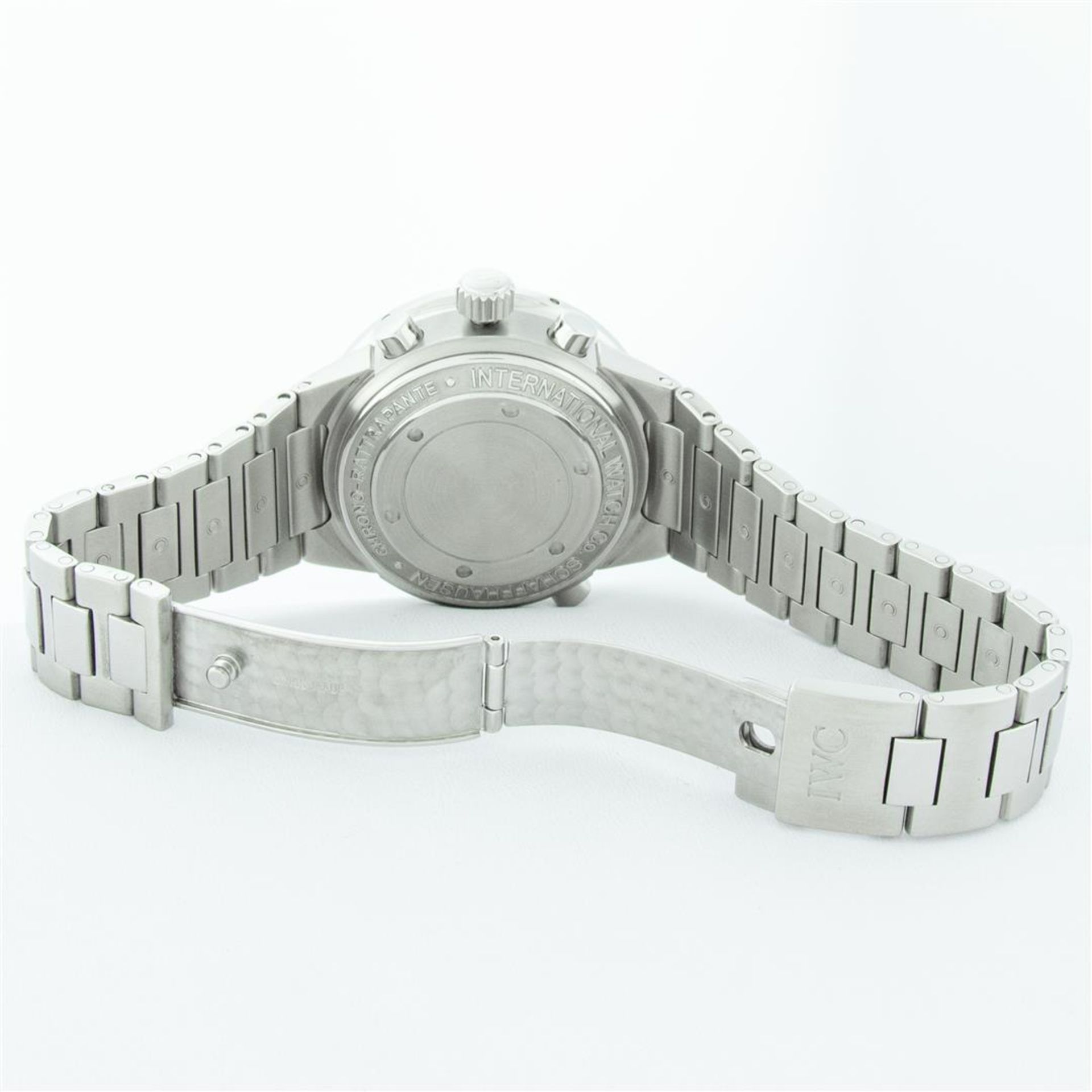 IWC Mens Stainless Steel 43mm GST Rattrapante Split Second Chronograph Wristwatc - Image 6 of 9