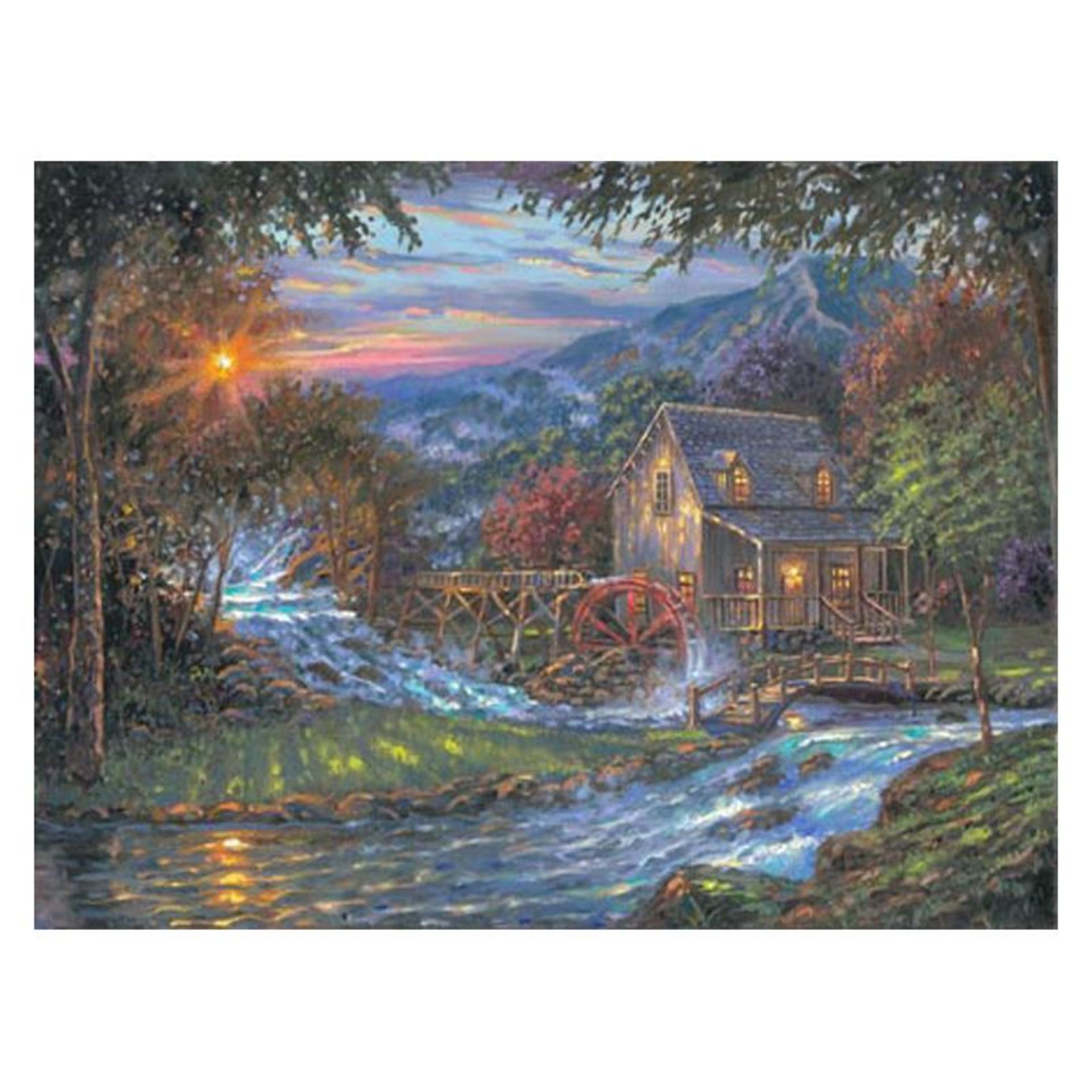 Robert Finale, "Change Of Seasons" Hand Signed, Artist Embellished Limited Editi