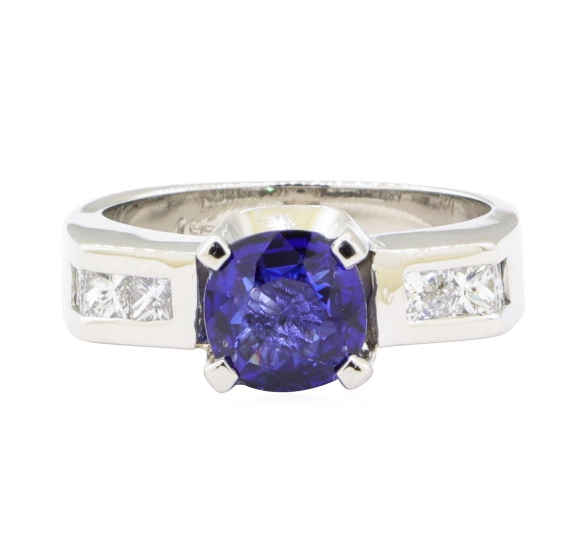 1.98 ctw Sapphire And Diamond Ring - Platinum - Image 2 of 5