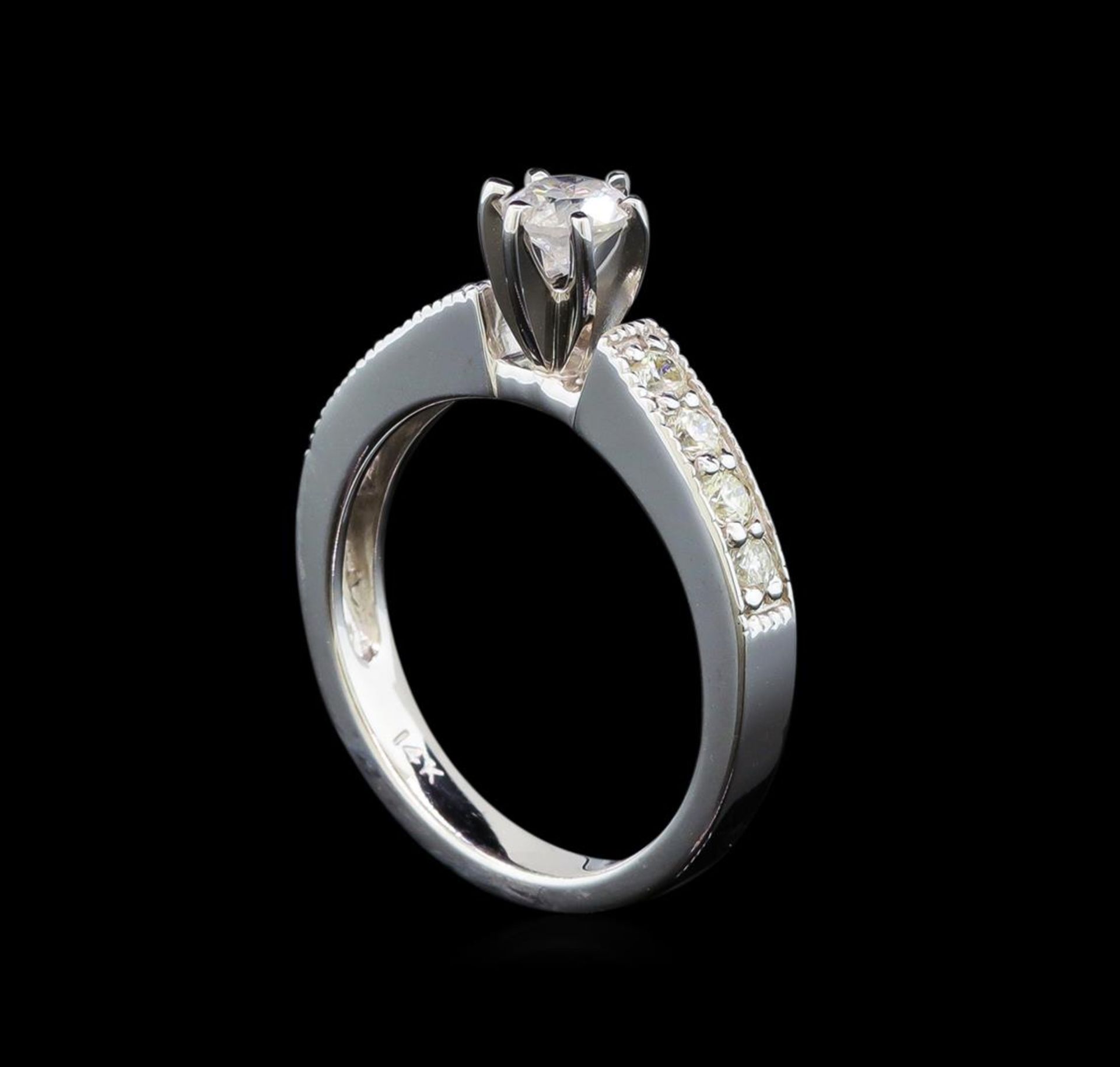 14KT White Gold 0.69 ctw Diamond Ring - Image 4 of 5