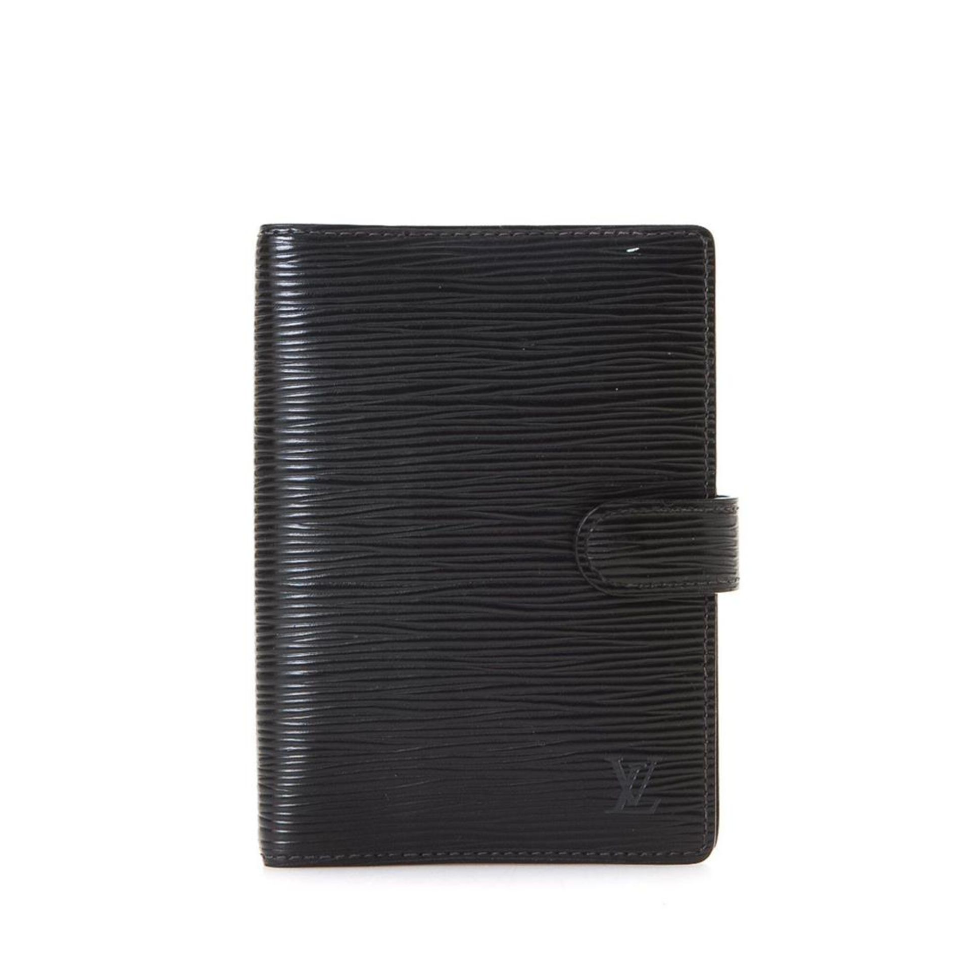 Louis Vuitton Black Monogram Agenda PM Handbag