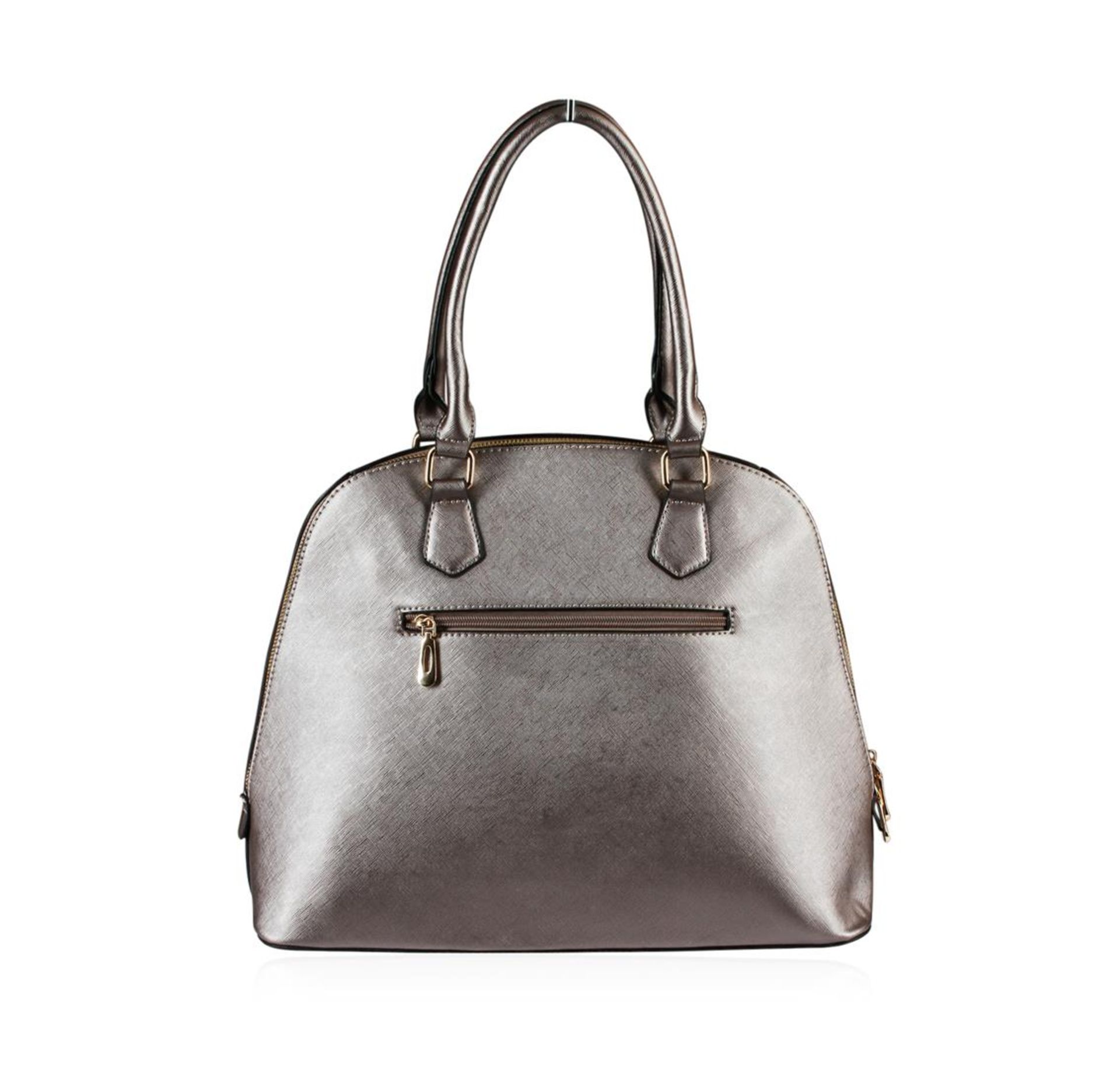 Metallic Silver Rush Handbag