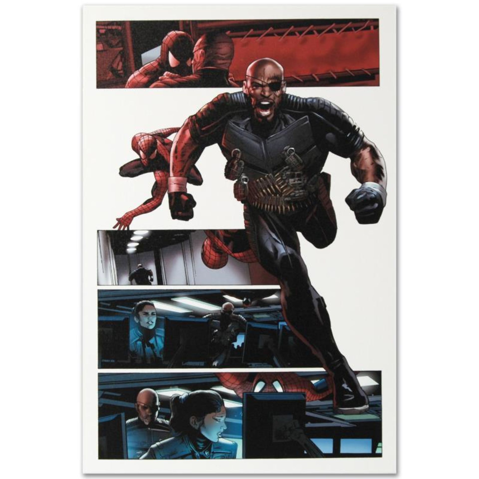 Marvel Comics "Ultimate Power #6" Numbered Limited Edition Giclee on Canvas by G