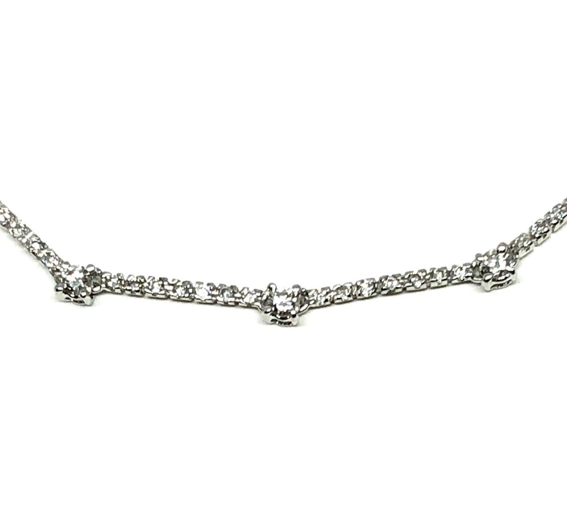 2.20 ctw Diamond Necklace - 18KT White Gold - Image 4 of 4