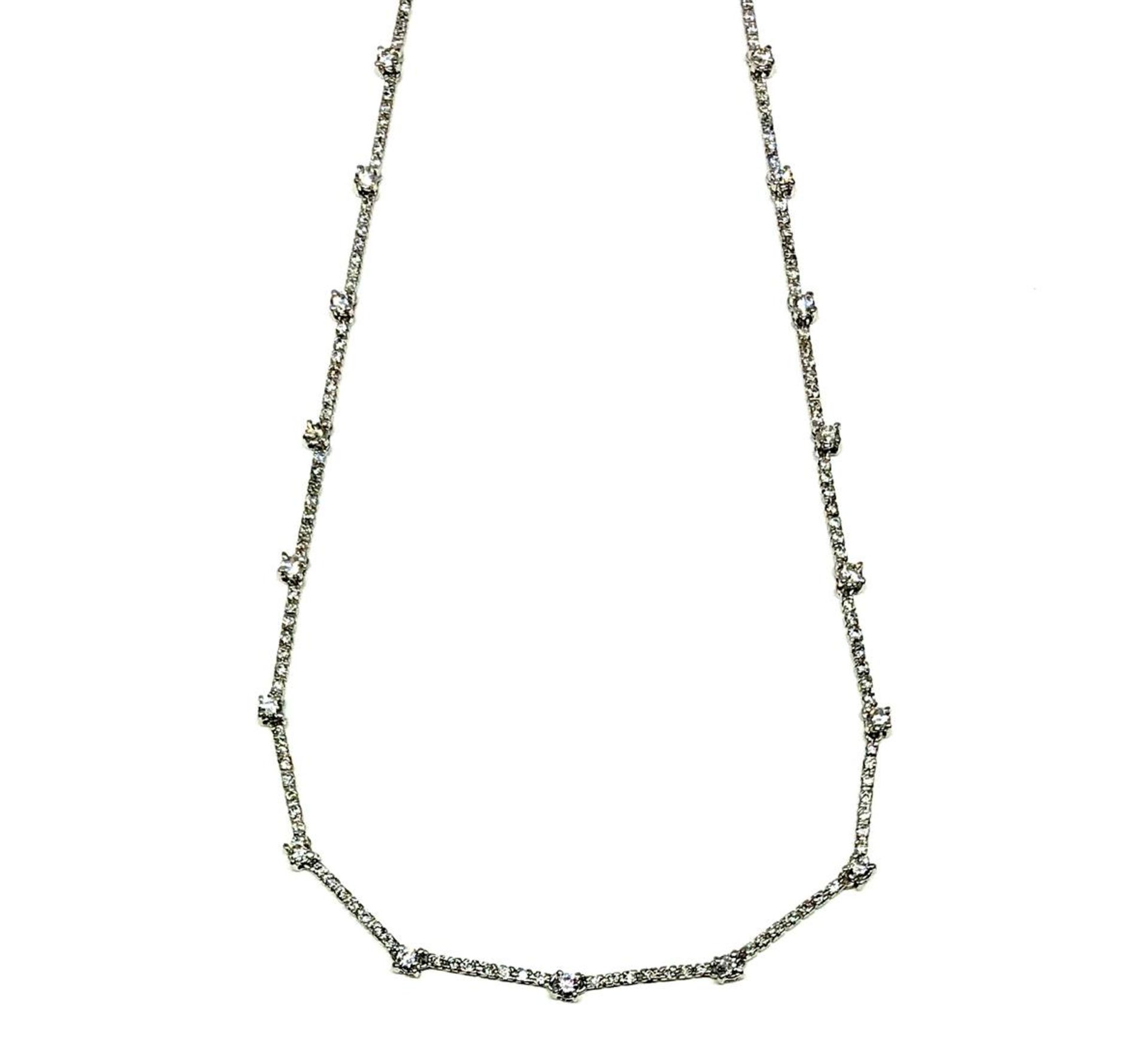 2.20 ctw Diamond Necklace - 18KT White Gold - Image 2 of 4