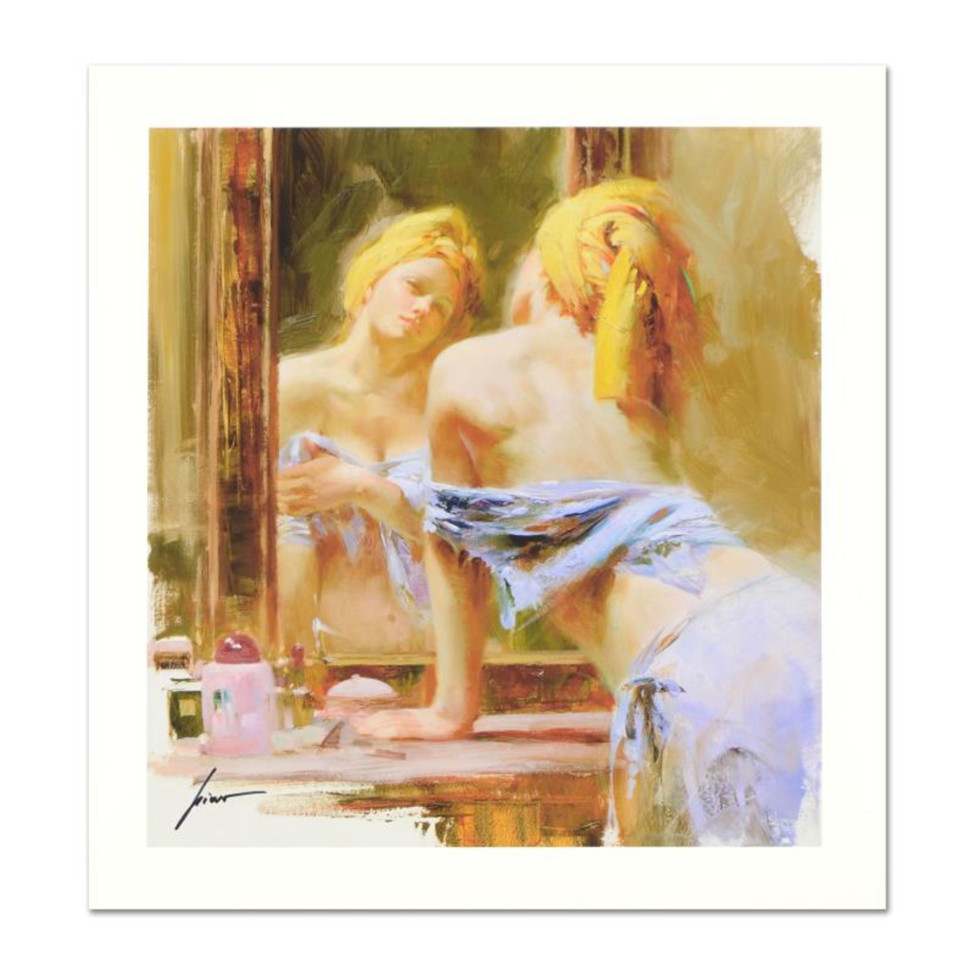 Pino (1939-2010) "Morning Reflections" Limited Edition Giclee. Numbered and Hand