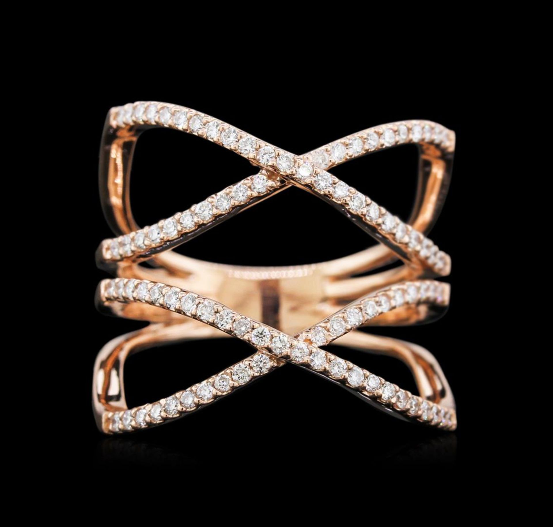 0.53 ctw Diamond Ring - 14KT Rose Gold - Image 2 of 3