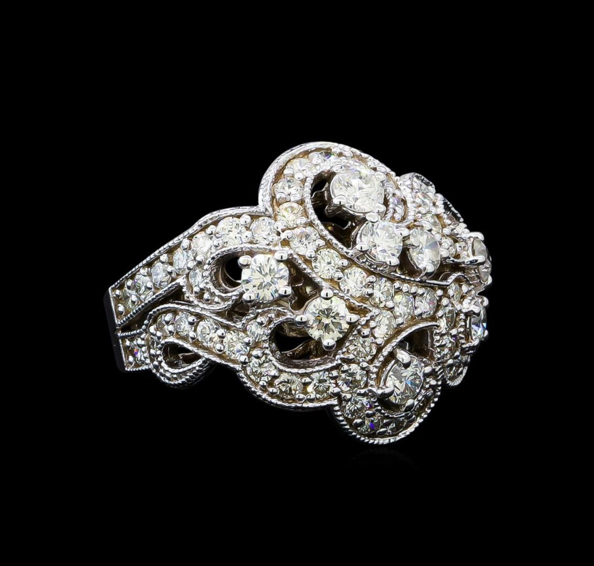 2.77 ctw Diamond Ring - 14KT White Gold