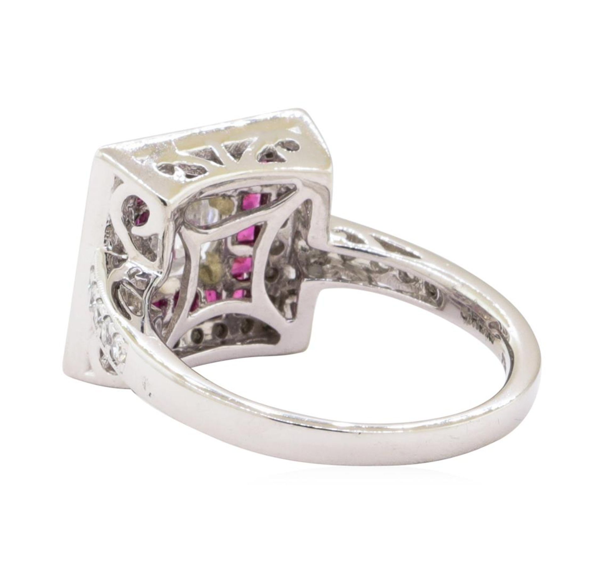 0.68 ctw Ruby and Diamond Ring - Platinum - Image 3 of 4