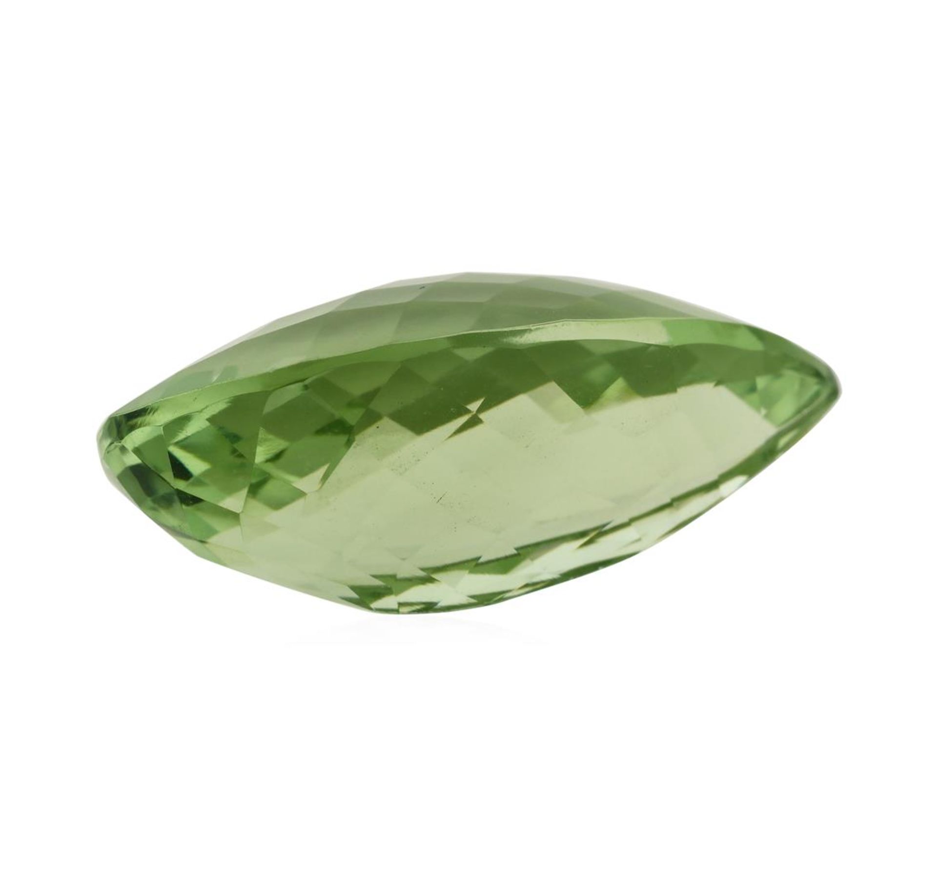 36.32 ct. Natural Pear Cut Green Amethyst - Image 2 of 3