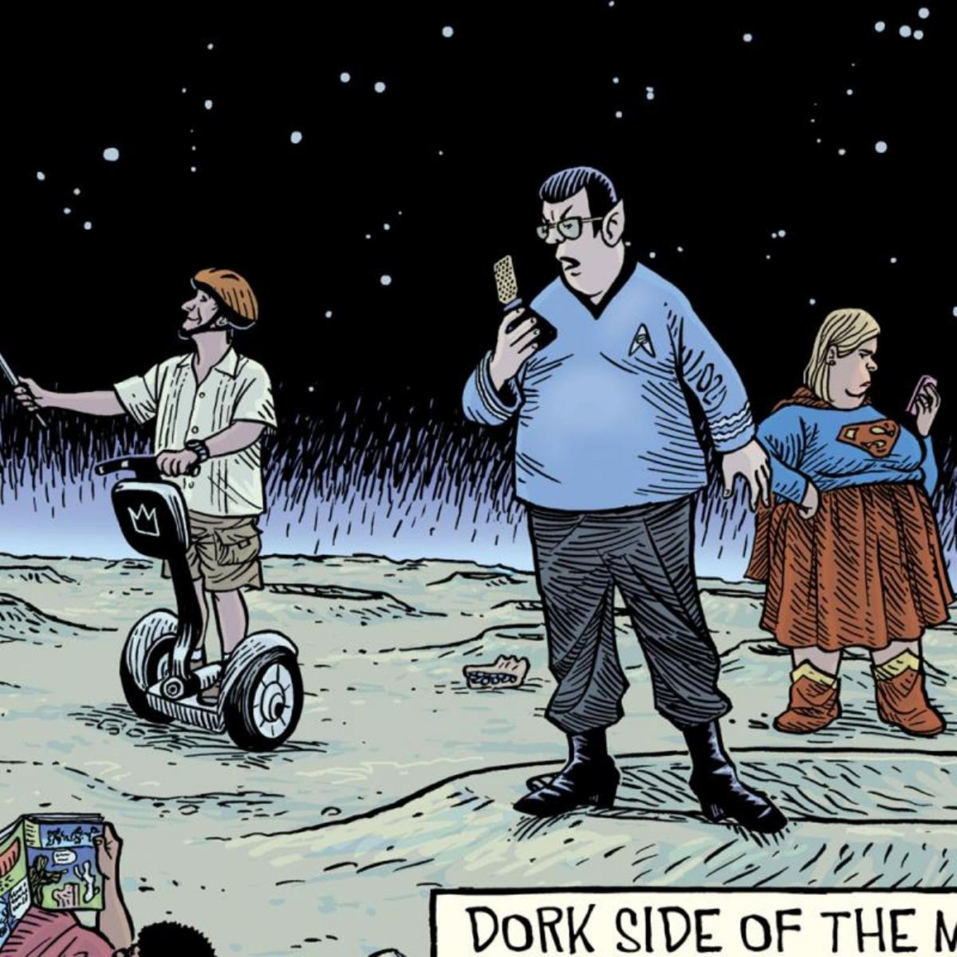 Bizarro! "Dork Side" Numbered Limited Edition Hand Signed by creator Dan Piraro; - Image 2 of 2