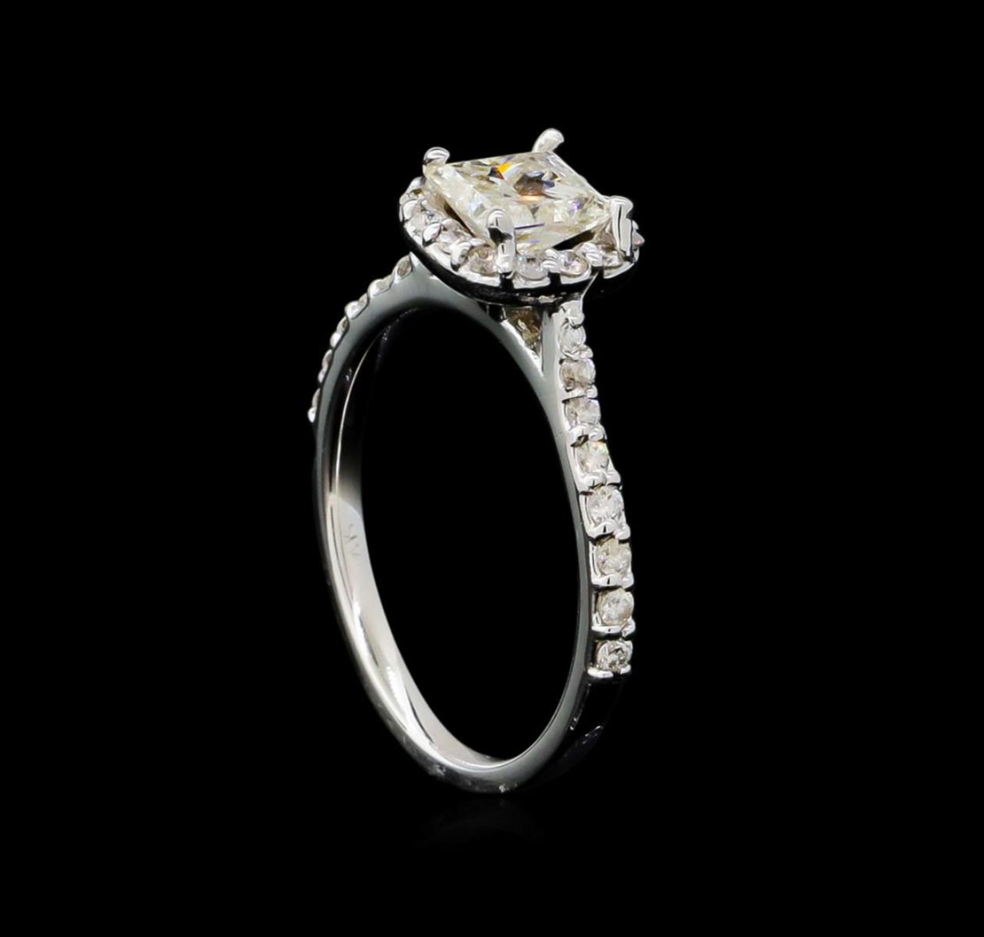 1.17 ctw Diamond Ring - 14KT White Gold - Image 4 of 5